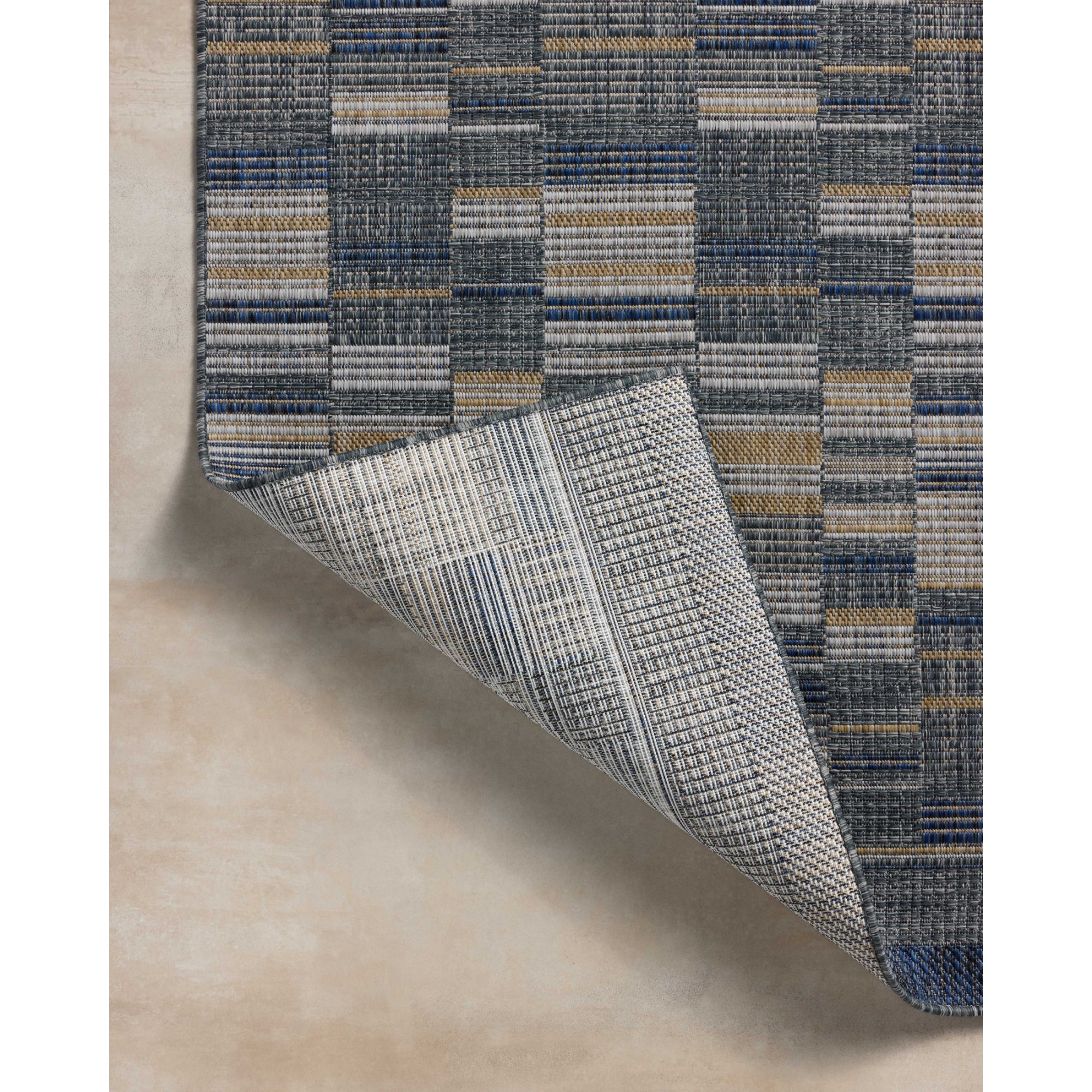Loloi Birch Denim/Gold Indoor/Outdoor Rug