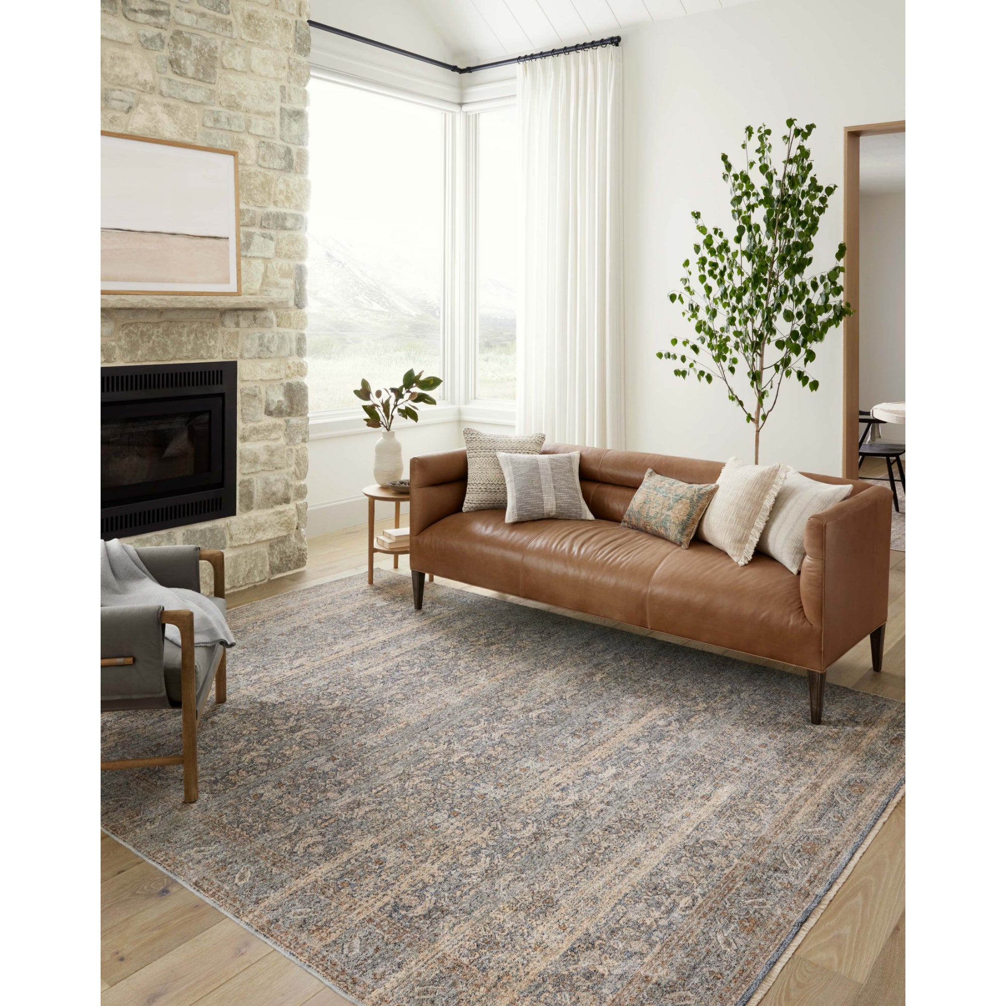 Angela Rose x Loloi Blake Ocean/Mocha Rug