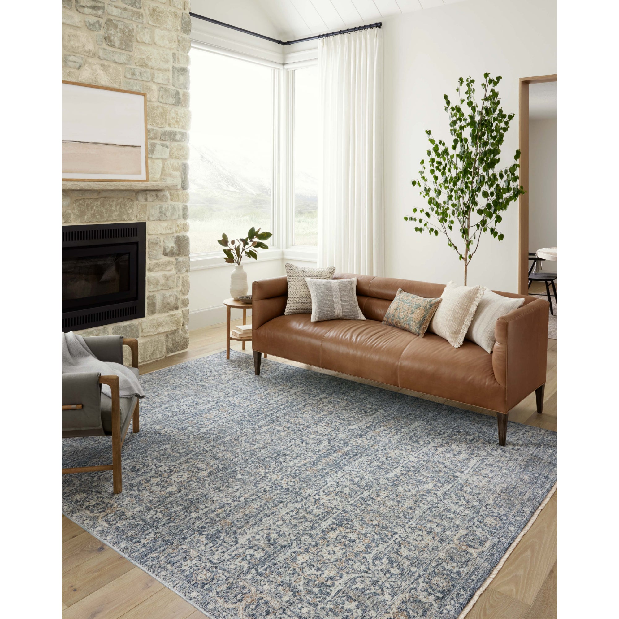 Angela Rose x Loloi Blake Denim/Taupe Rug