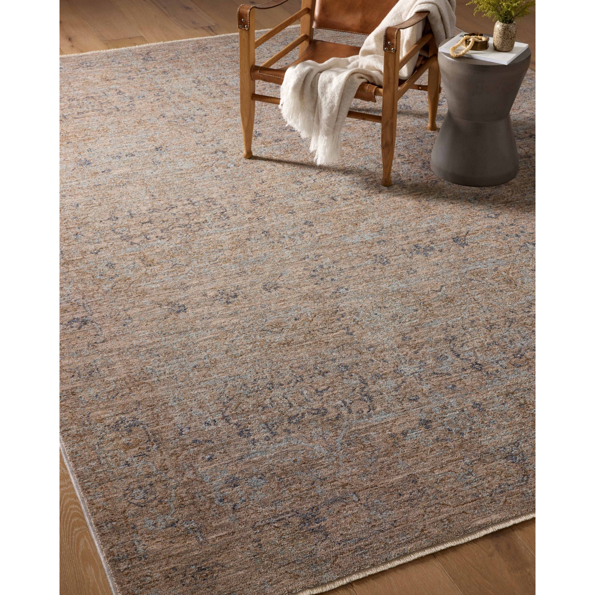 Angela Rose x Loloi Blake Taupe/Blue Rug