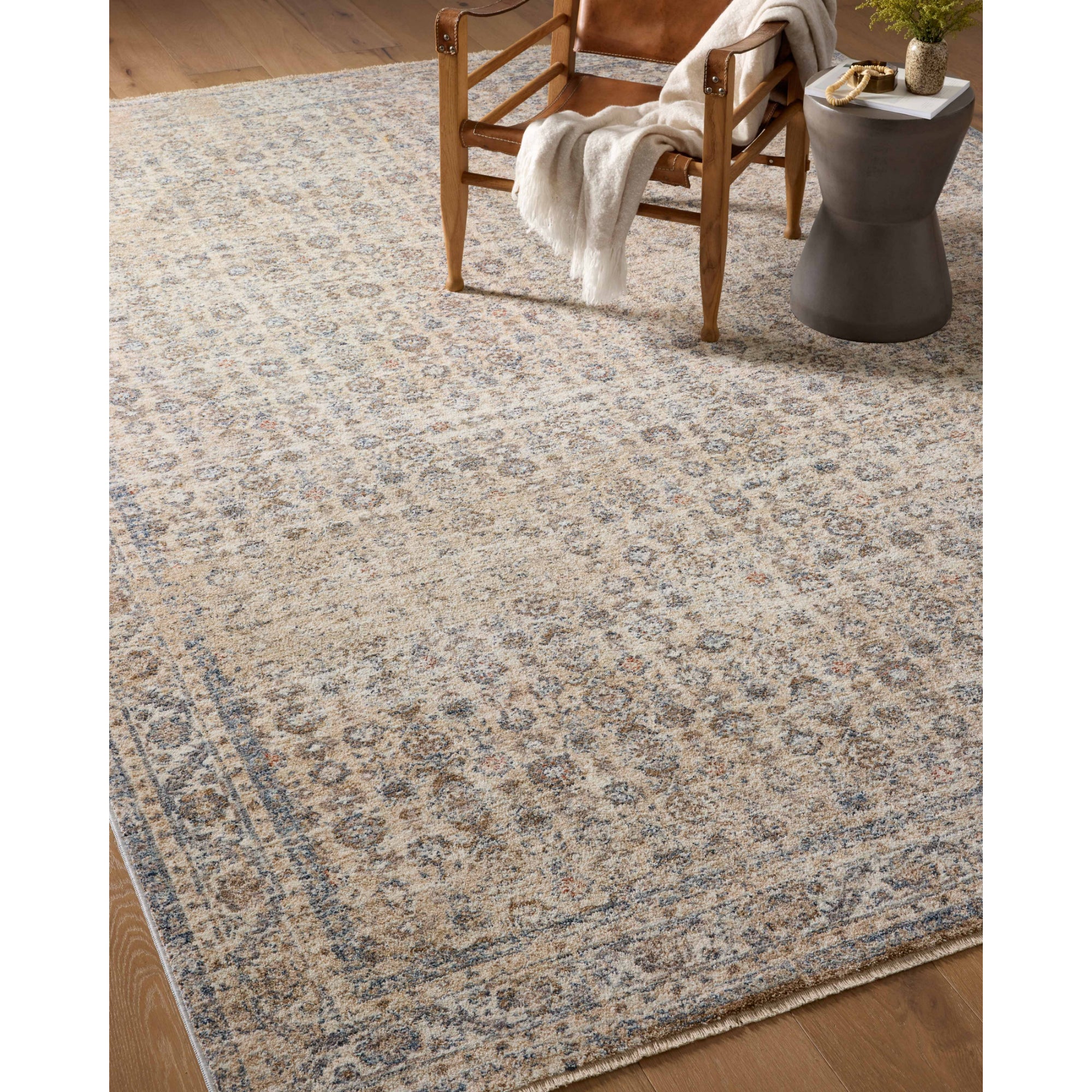 Angela Rose x Loloi Blake Beige/Denim Rug