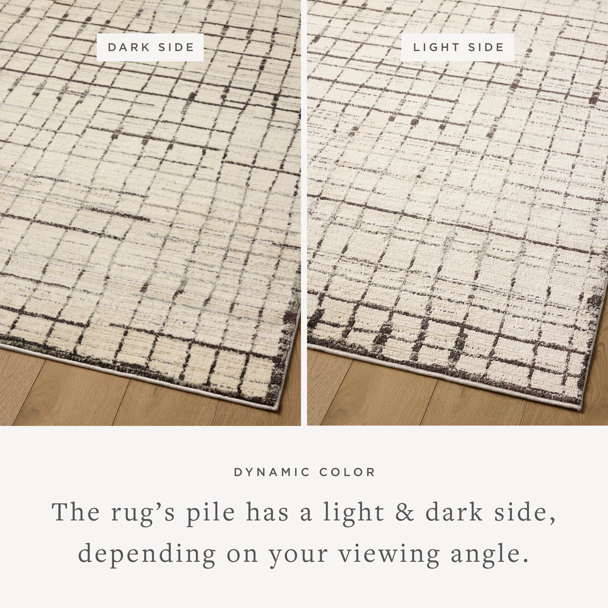 Jeremiah Brent x Loloi Bleecker Ivory/Charcoal Rug