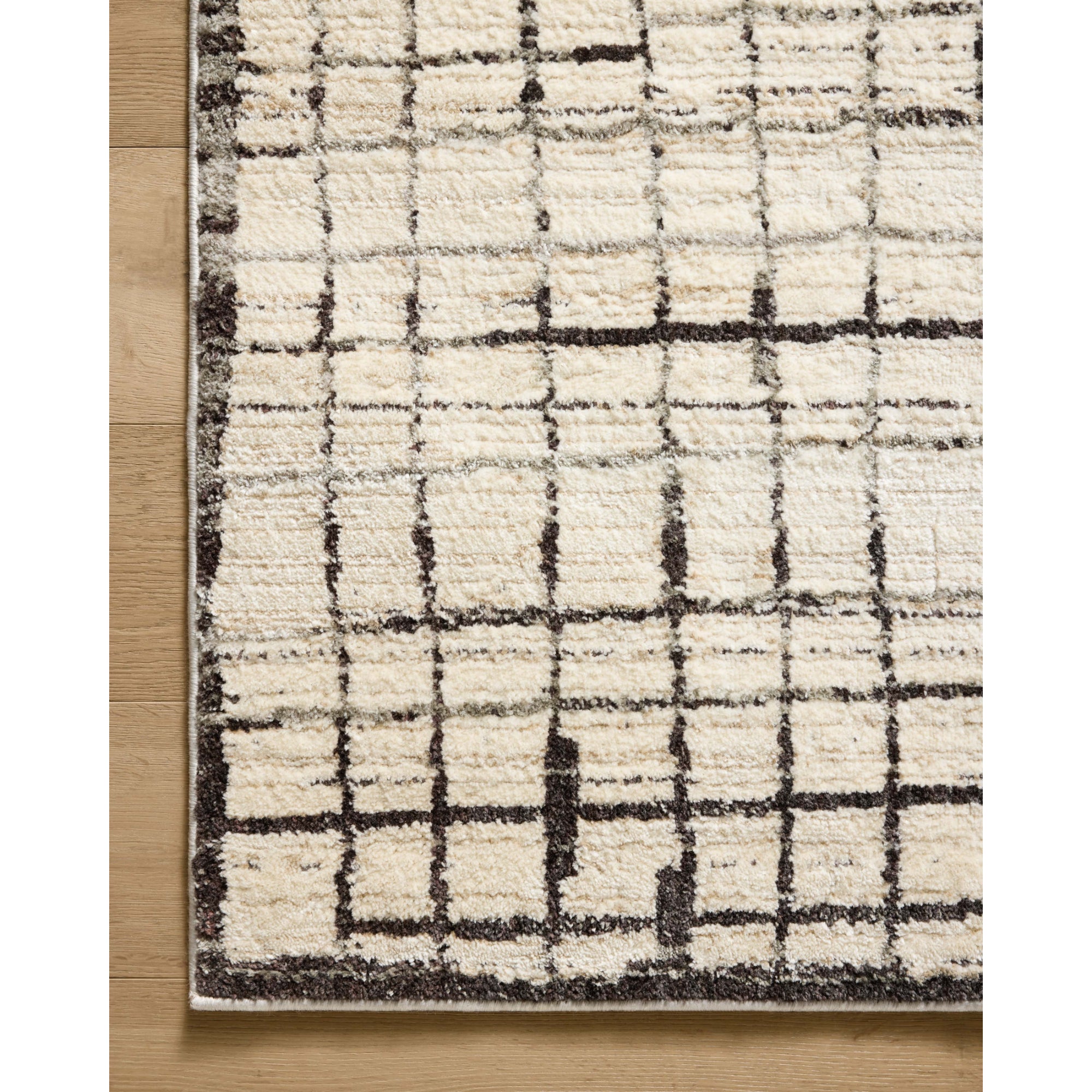 Jeremiah Brent x Loloi Bleecker Ivory/Charcoal Rug