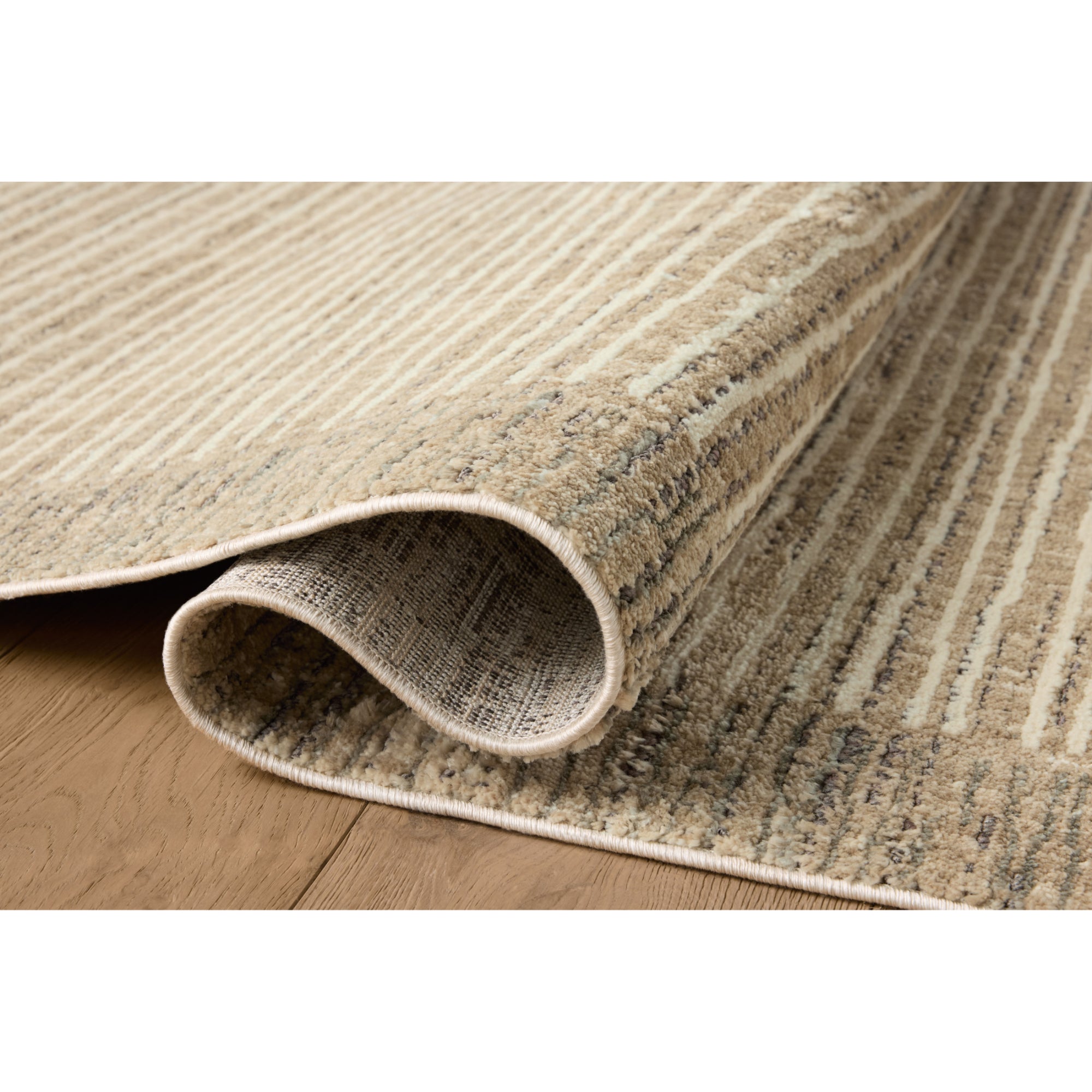 Jeremiah Brent x Loloi Bleecker Sand/Charcoal Rug
