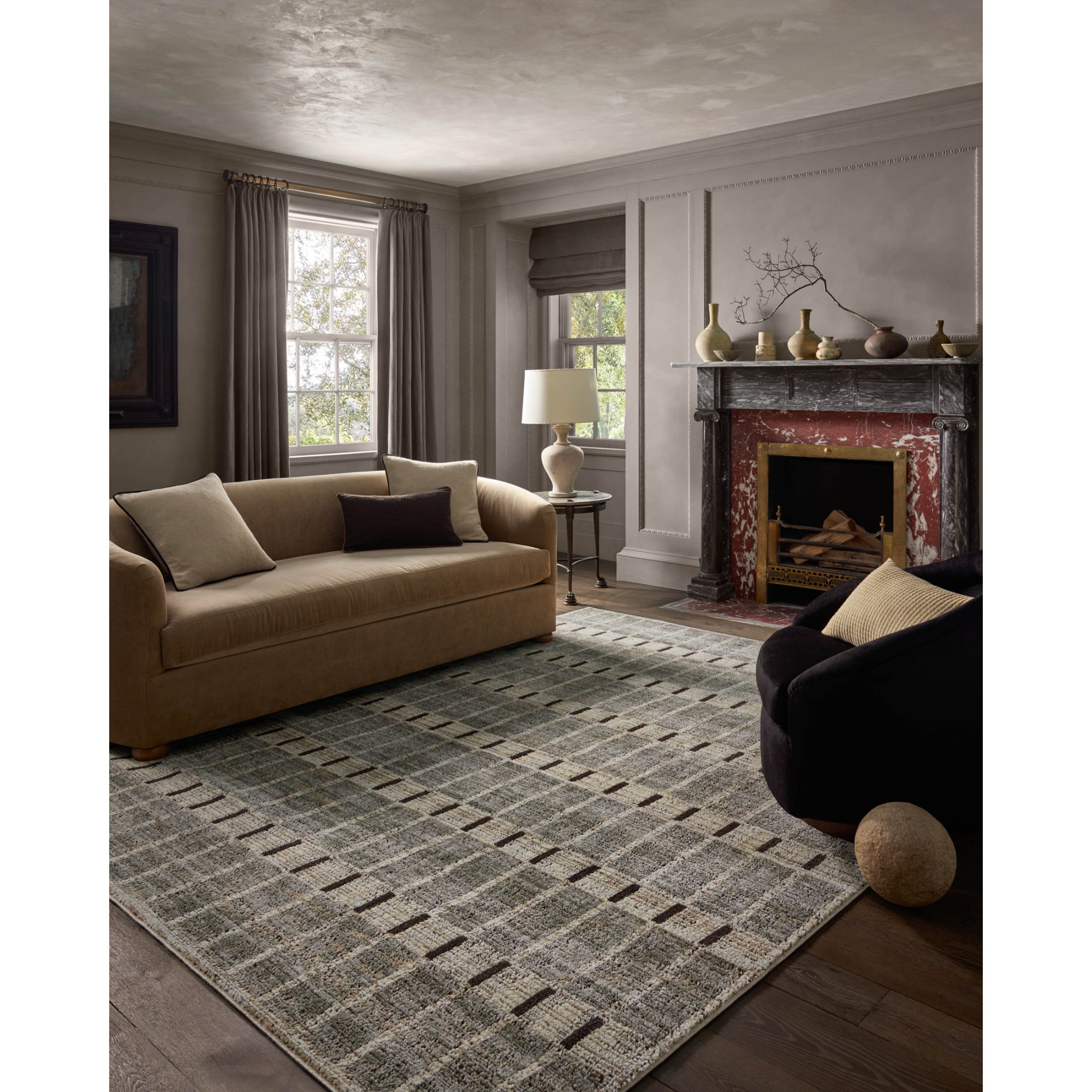 Jeremiah Brent x Loloi Bleecker Sage/Granite Rug
