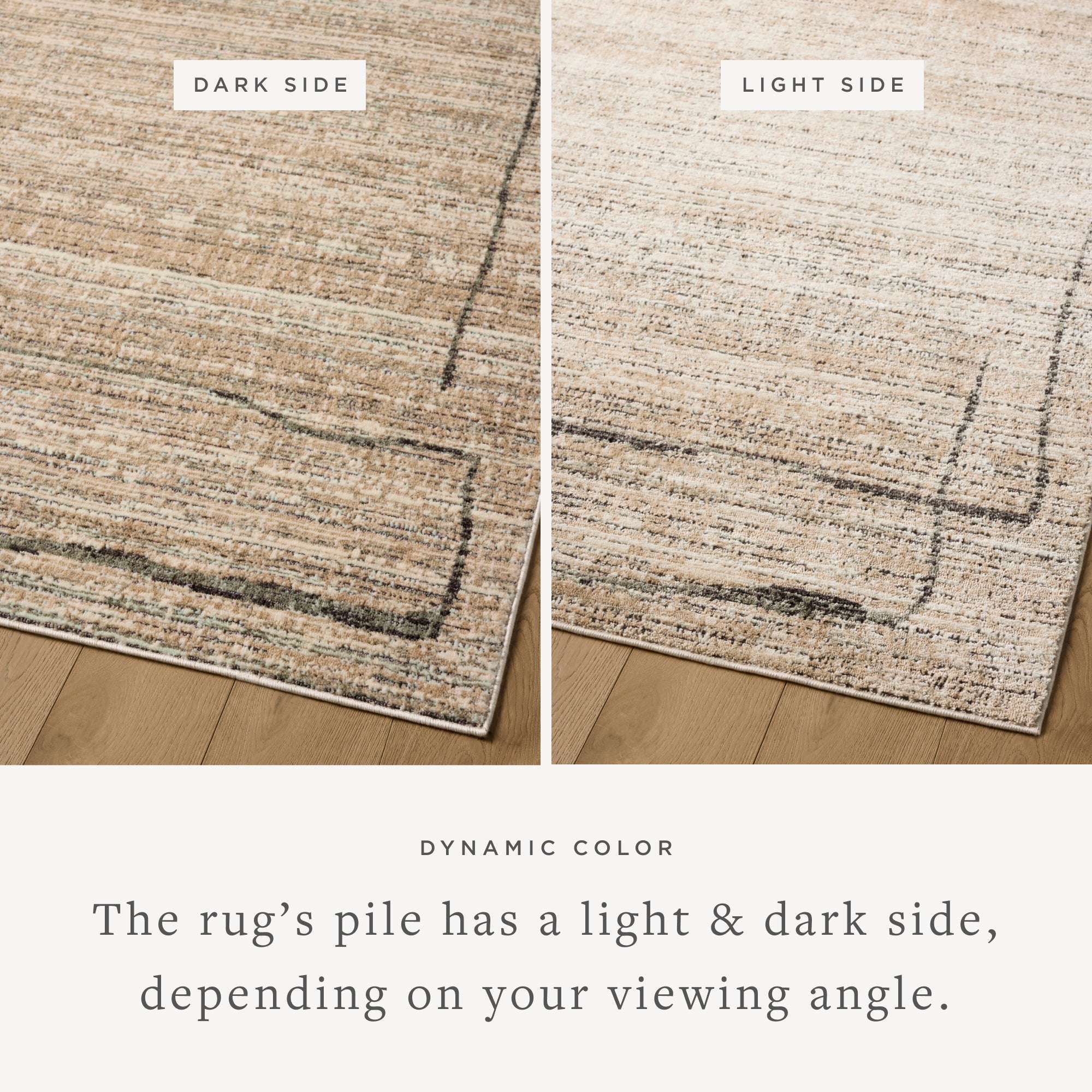 Jeremiah Brent x Loloi Bleecker Natural/Charcoal Rug