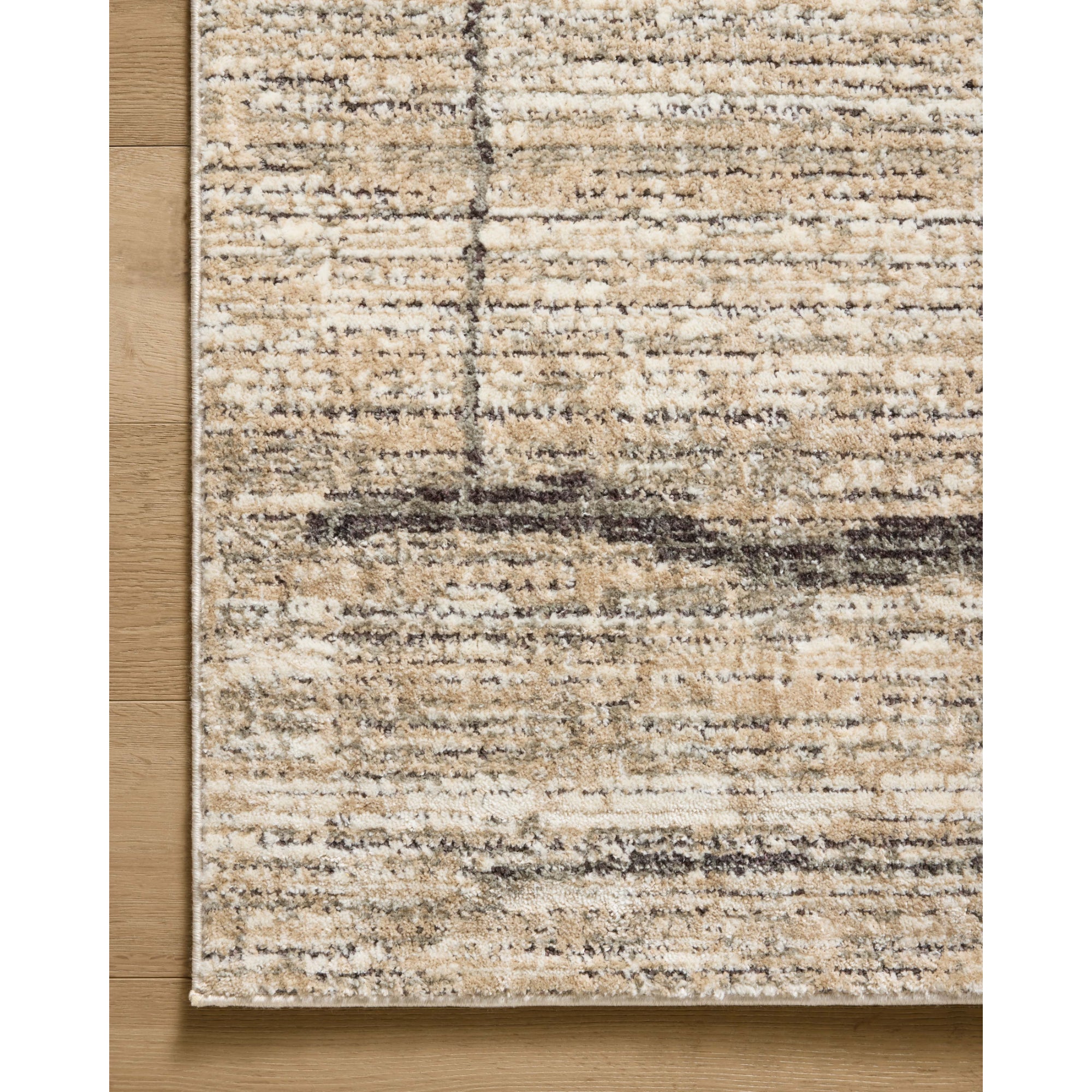 Jeremiah Brent x Loloi Bleecker Natural/Charcoal Rug