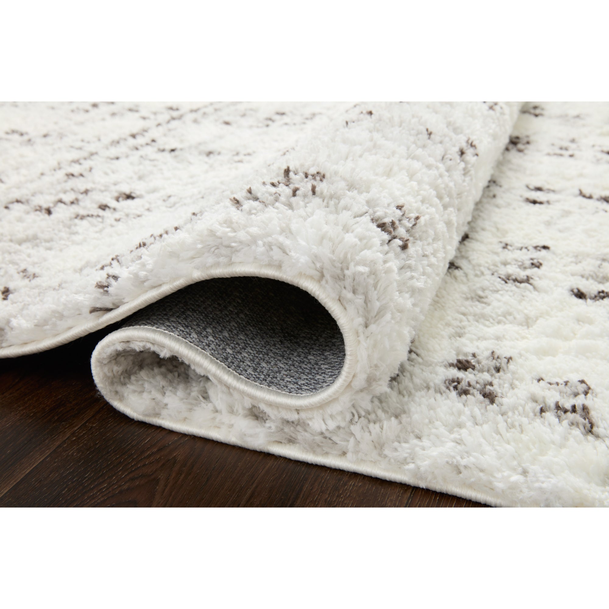 Loloi Bliss Shag Cream/Grey Rug