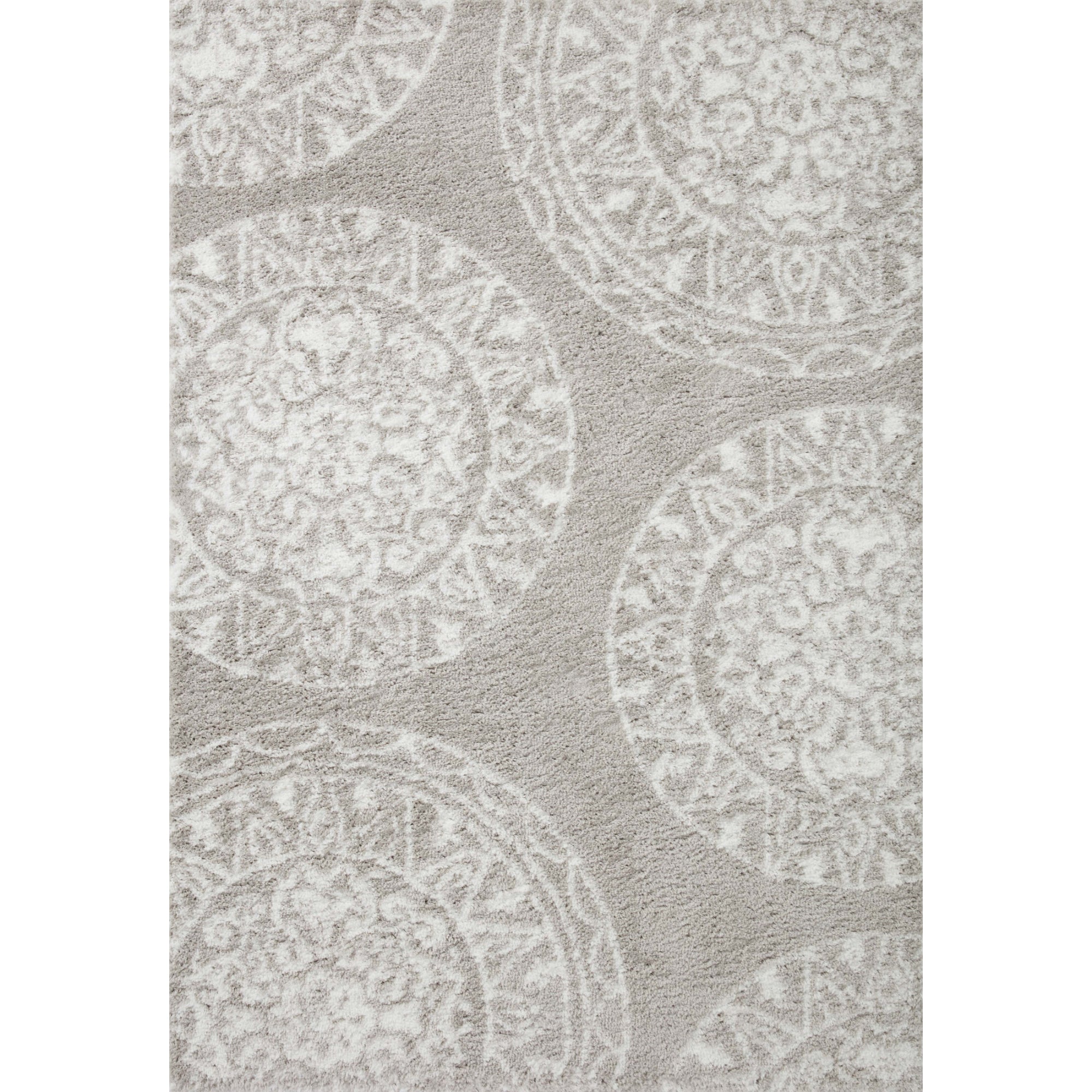 Loloi Bliss Shag BLS-06 Grey/White Rug