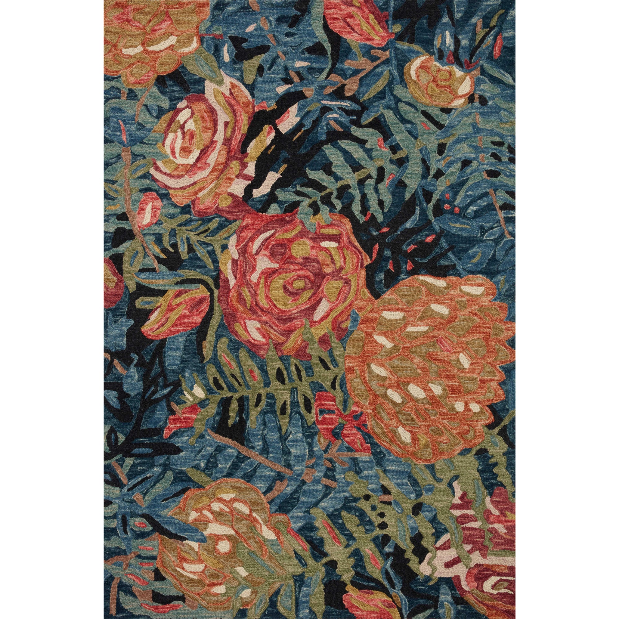 Loloi Belladonna Black/Fiesta Rug
