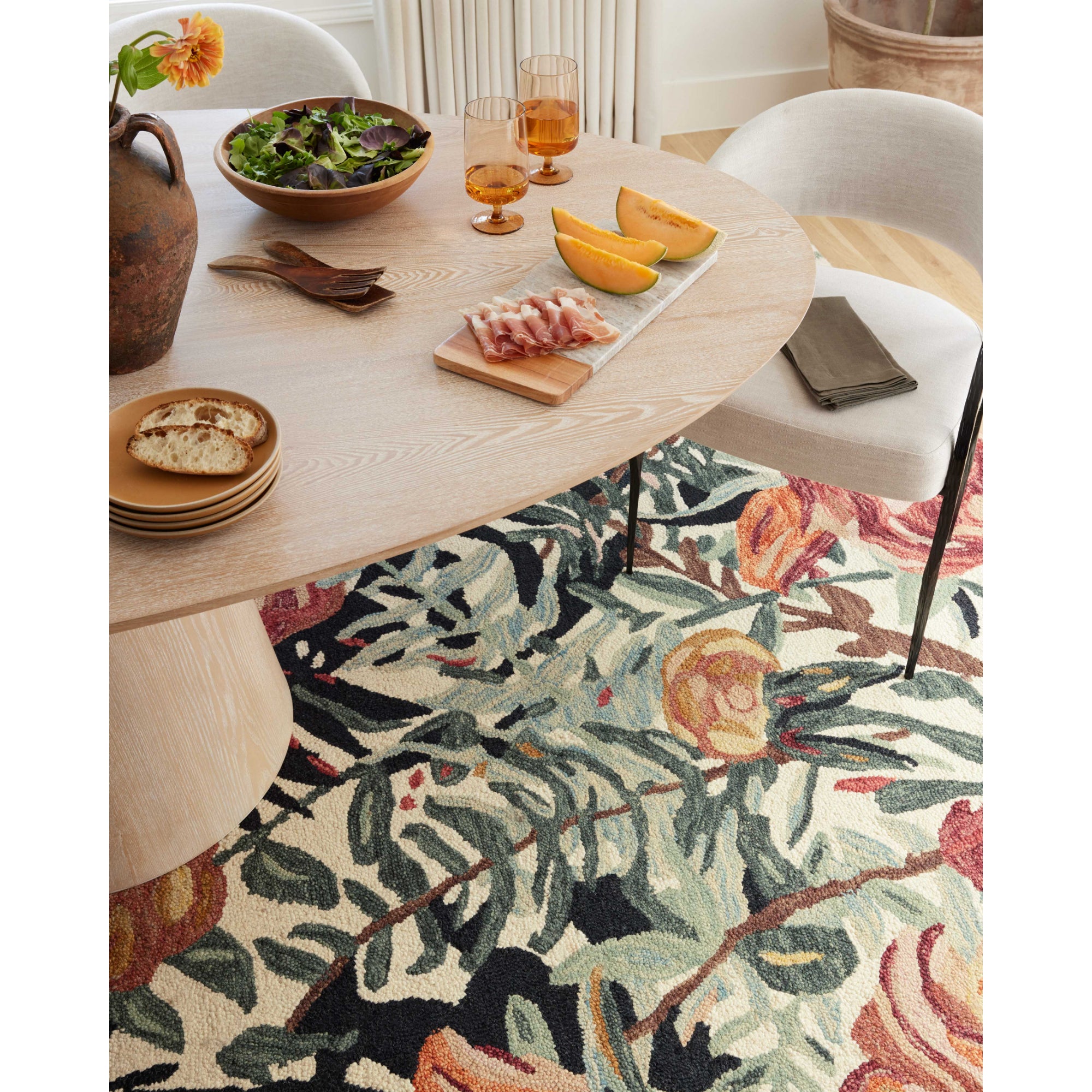 Loloi Belladonna Ivory/Lagoon Rug