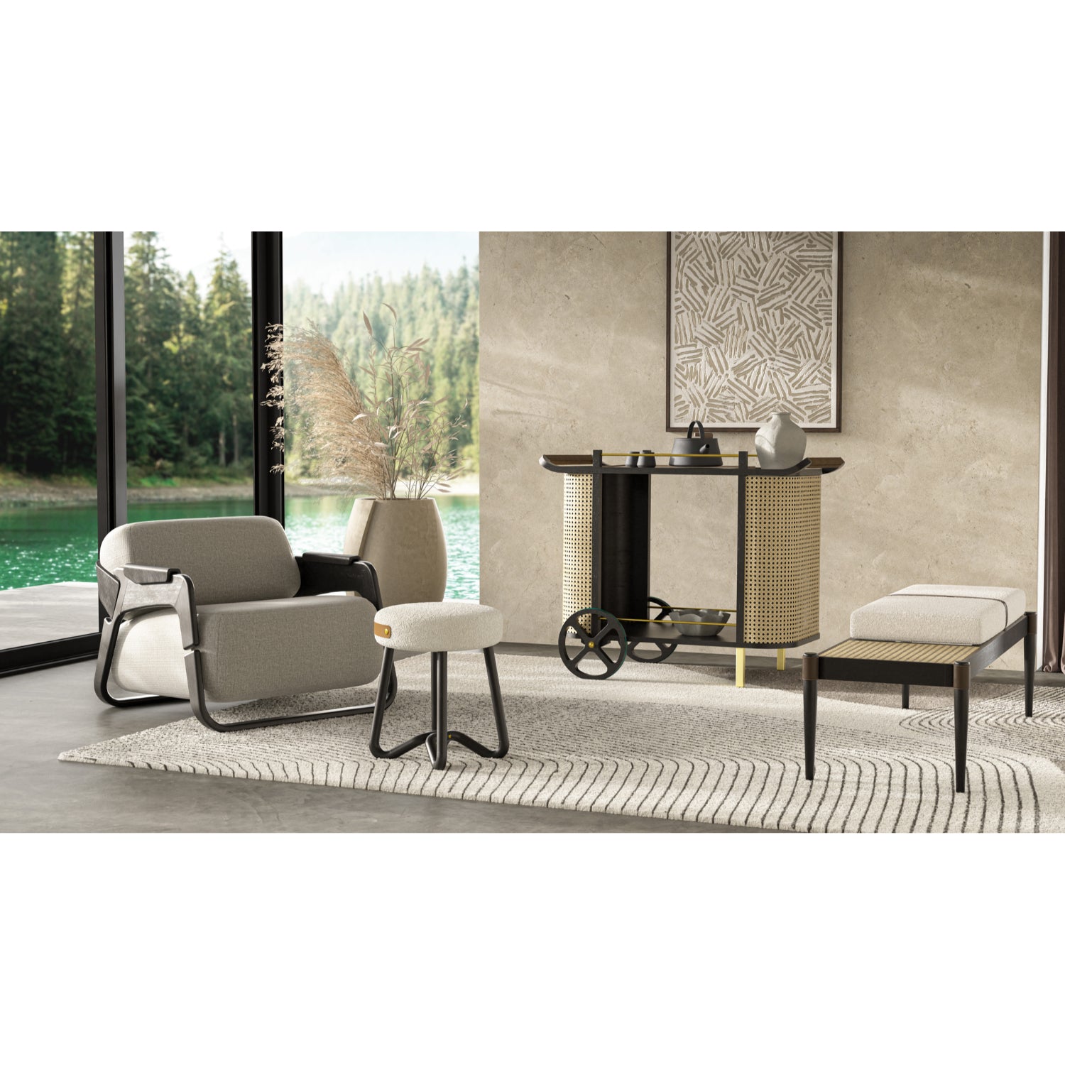 Loop Upholstered Stool Ottomans & Stools Urbia , Black Friday Sale Urbia Furniture Sale, Old Bones Co, Mid Century Furniture Sale, Four Hands Furniture, Black Friday Sale Loop Upholstered Stool,Gus Sale, Perigold Loop Upholstered Stool Ottomans & Stools Black Friday Sale , Perigold Sale Loop Upholstered Stool,Loop Upholstered Stool Lulu and Georgia, Burke Decor Sale Loop Upholstered Stool, www.oldbonesco.com