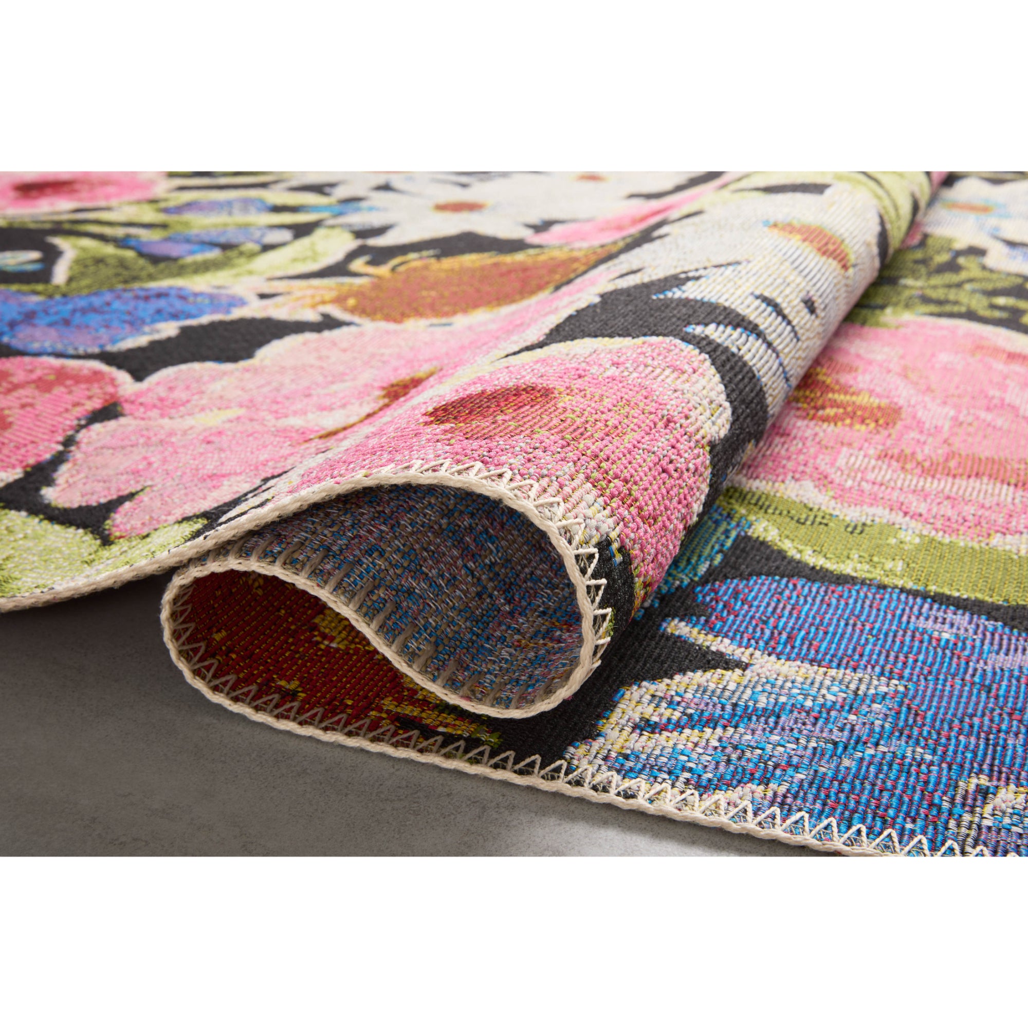 Loloi Botanical Black/Multi Rug