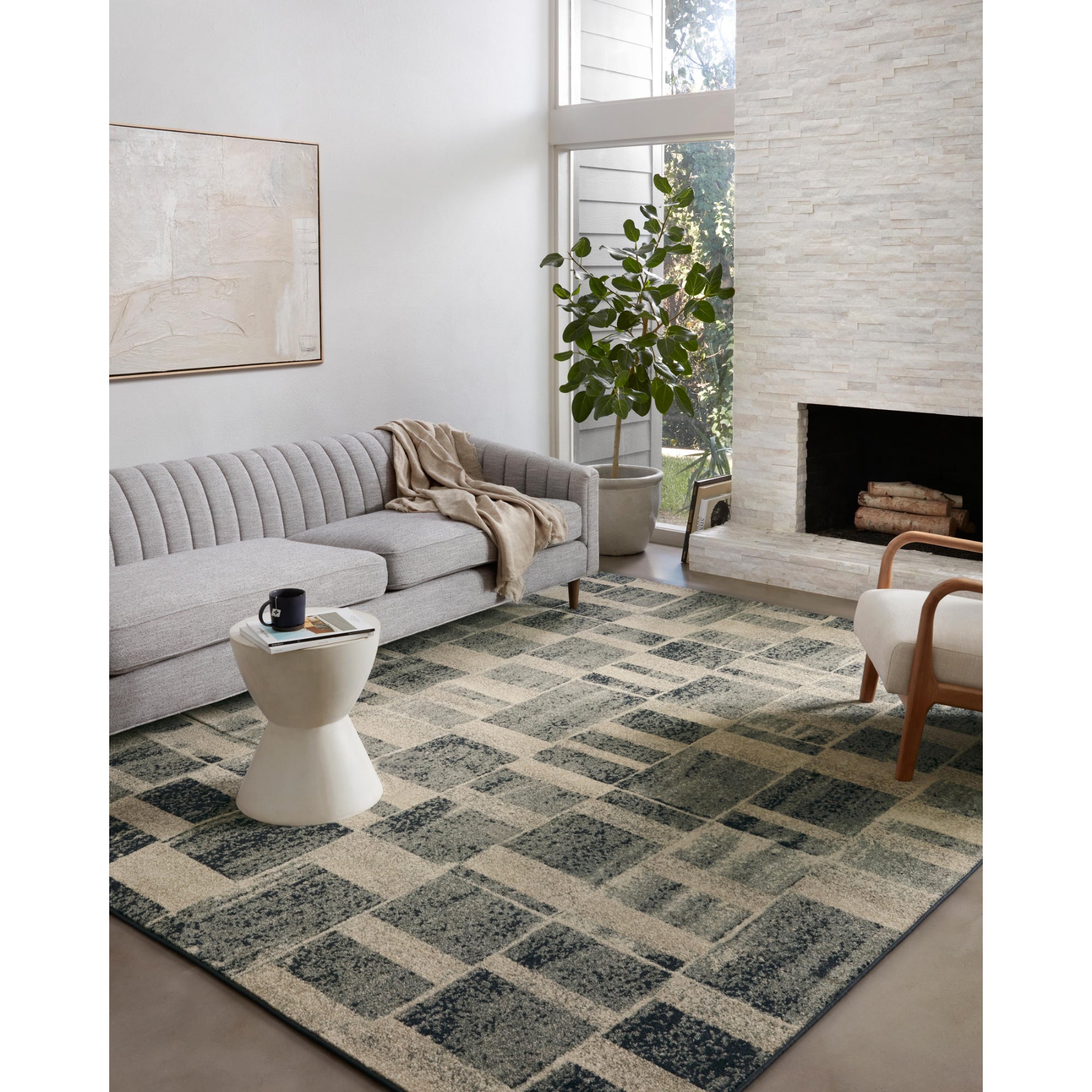 Loloi Bowery Storm/Sand Rug