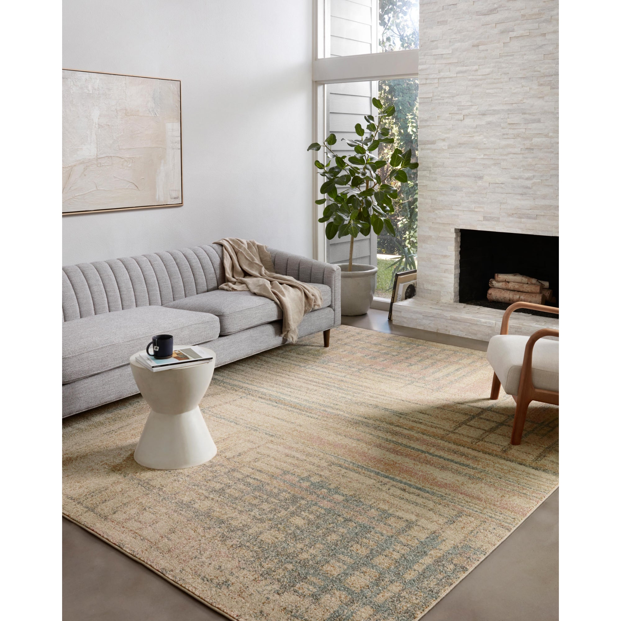 Loloi Bowery Beige/Multi Rug