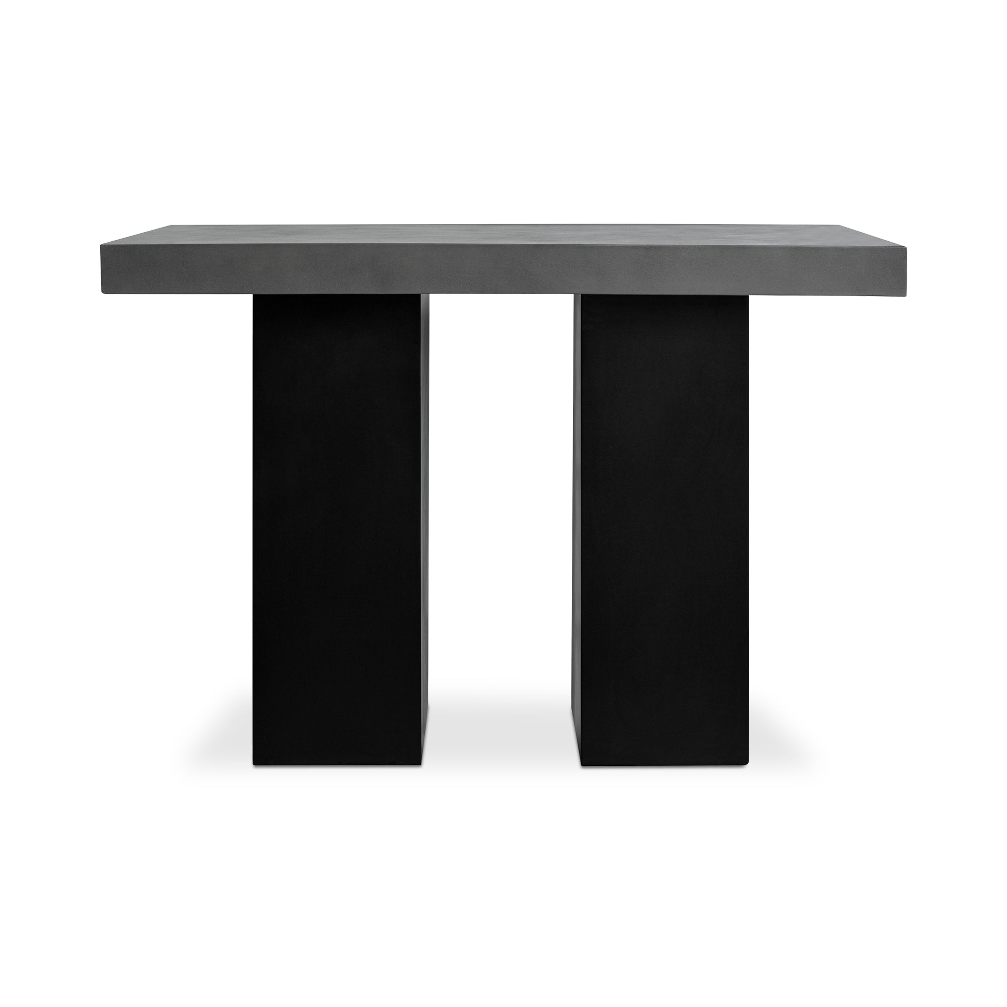 Lithic Outdoor Bar Table Dark Grey Bar Tables Moe's Four Hands, Mid Century Modern Furniture, Old Bones Furniture Company, Old Bones Co, Modern Mid Century, Designer Furniture, Furniture Sale, Warehouse Furniture Sale, Lithic Outdoor Bar Table Dark Grey Sale, https://www.oldbonesco.com/