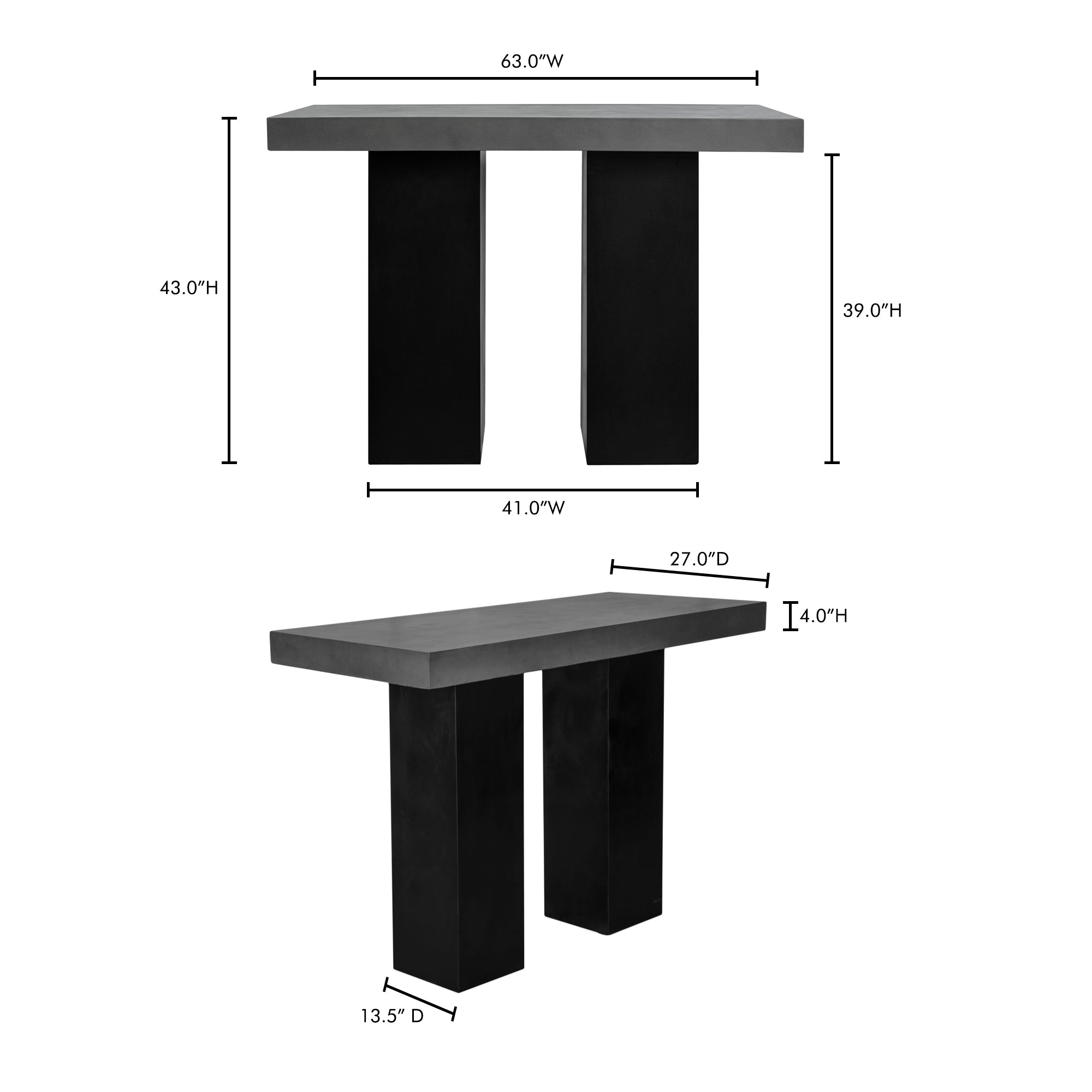 Lithic Outdoor Bar Table Dark Grey Bar Tables Moe's Four Hands, Mid Century Modern Furniture, Old Bones Furniture Company, Old Bones Co, Modern Mid Century, Designer Furniture, Furniture Sale, Warehouse Furniture Sale, Lithic Outdoor Bar Table Dark Grey Sale, https://www.oldbonesco.com/
