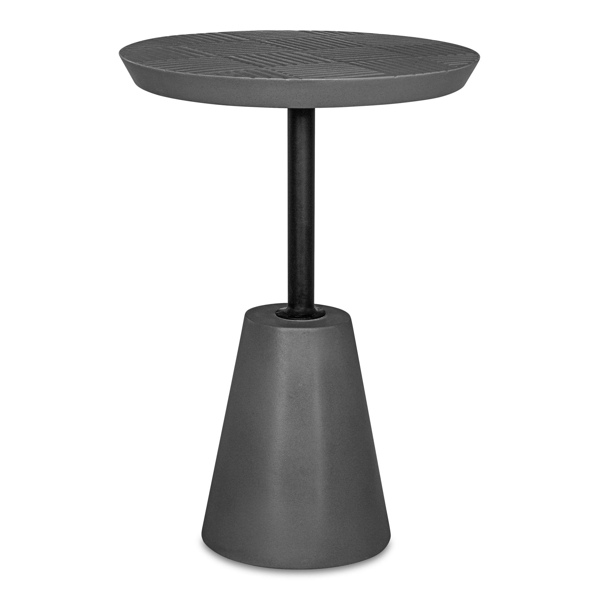 Foundation Outdoor Accent Table Dark GreyAccent Tables Moe's Dark Grey Four Hands, Mid Century Modern Furniture, Old Bones Furniture Company, Old Bones Co, Modern Mid Century, Designer Furniture, Furniture Sale, Warehouse Furniture Sale, Foundation Outdoor Accent Table Sale, https://www.oldbonesco.com/