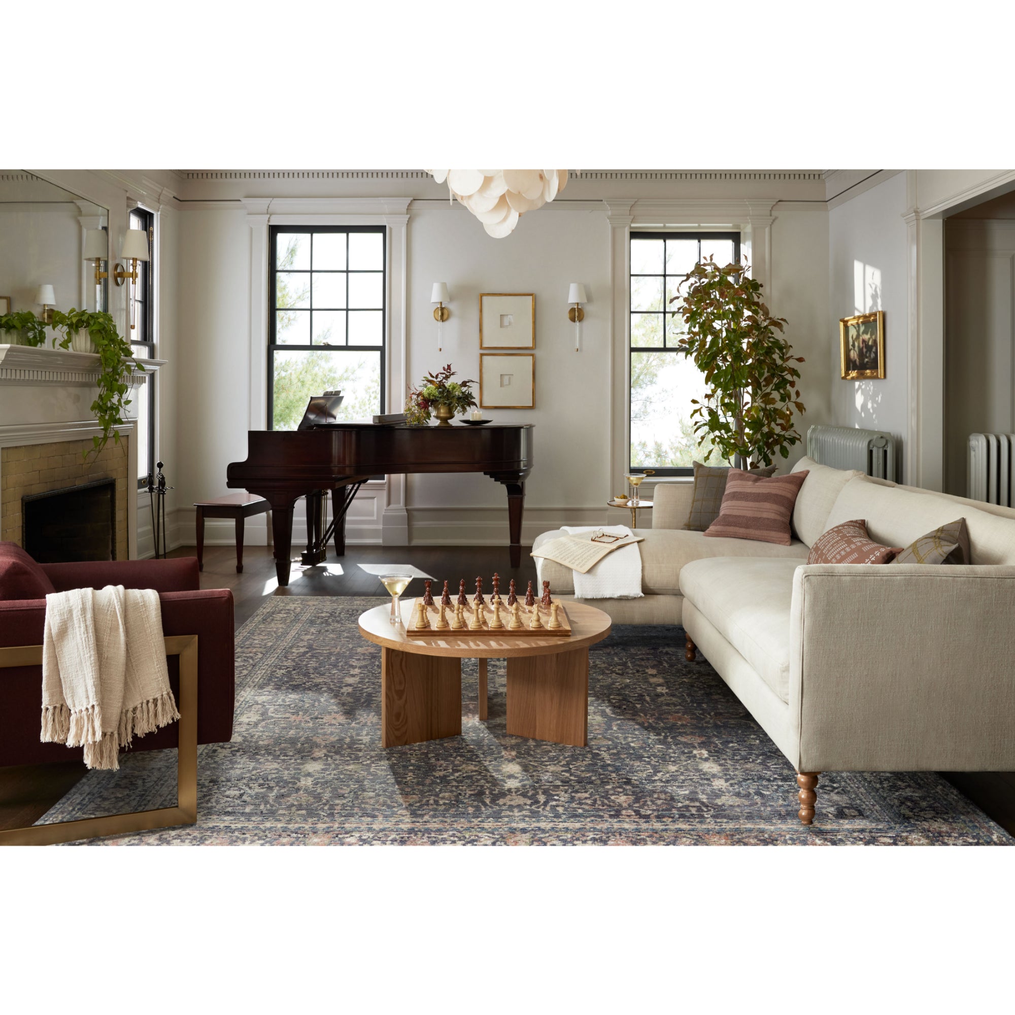 Jean Stoffer x Loloi Bradbury Midnight/Multi Rug