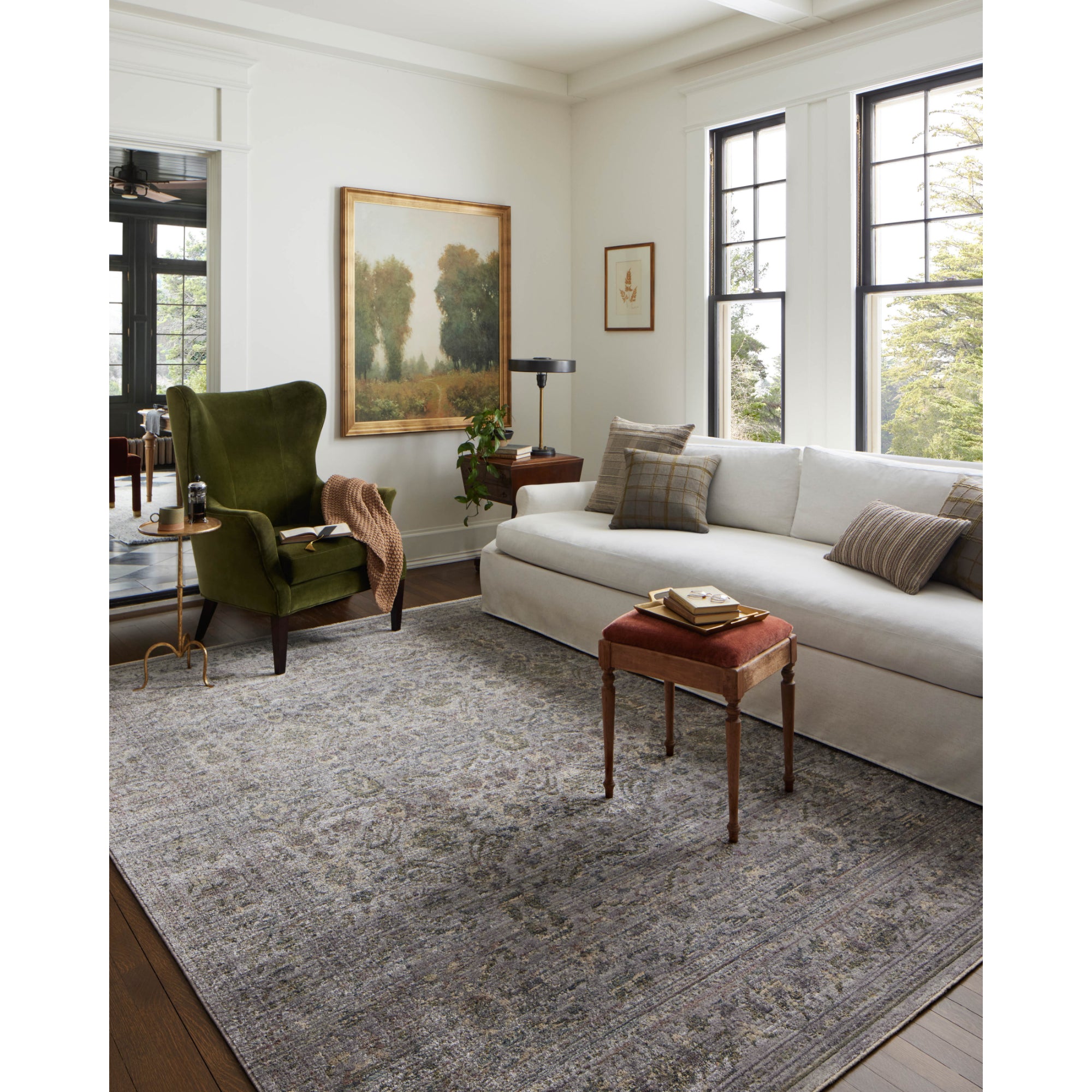 Jean Stoffer x Loloi Bradbury Grey/Multi Rug