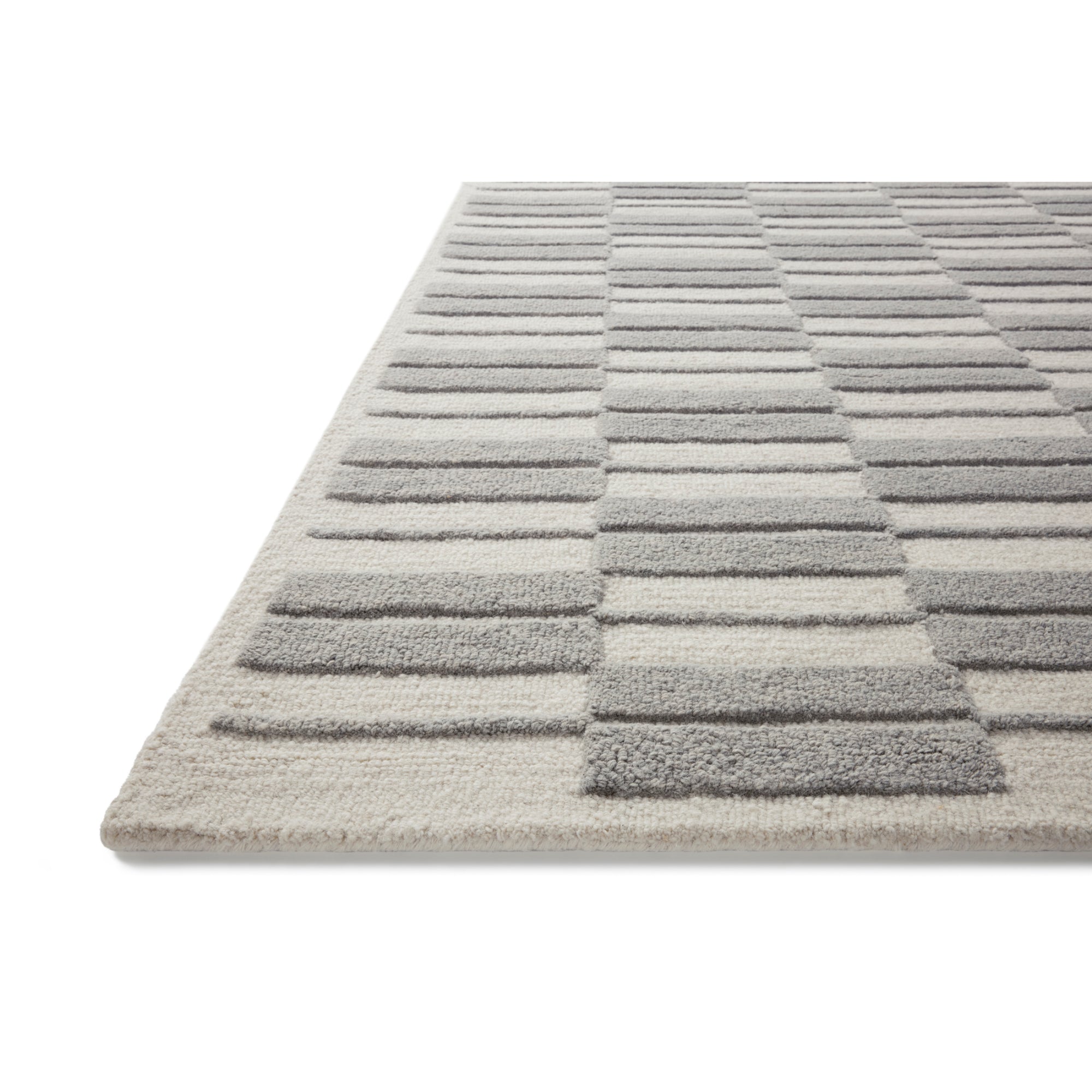 Chris Loves Julia x Loloi Bradley Ivory/Grey Rug