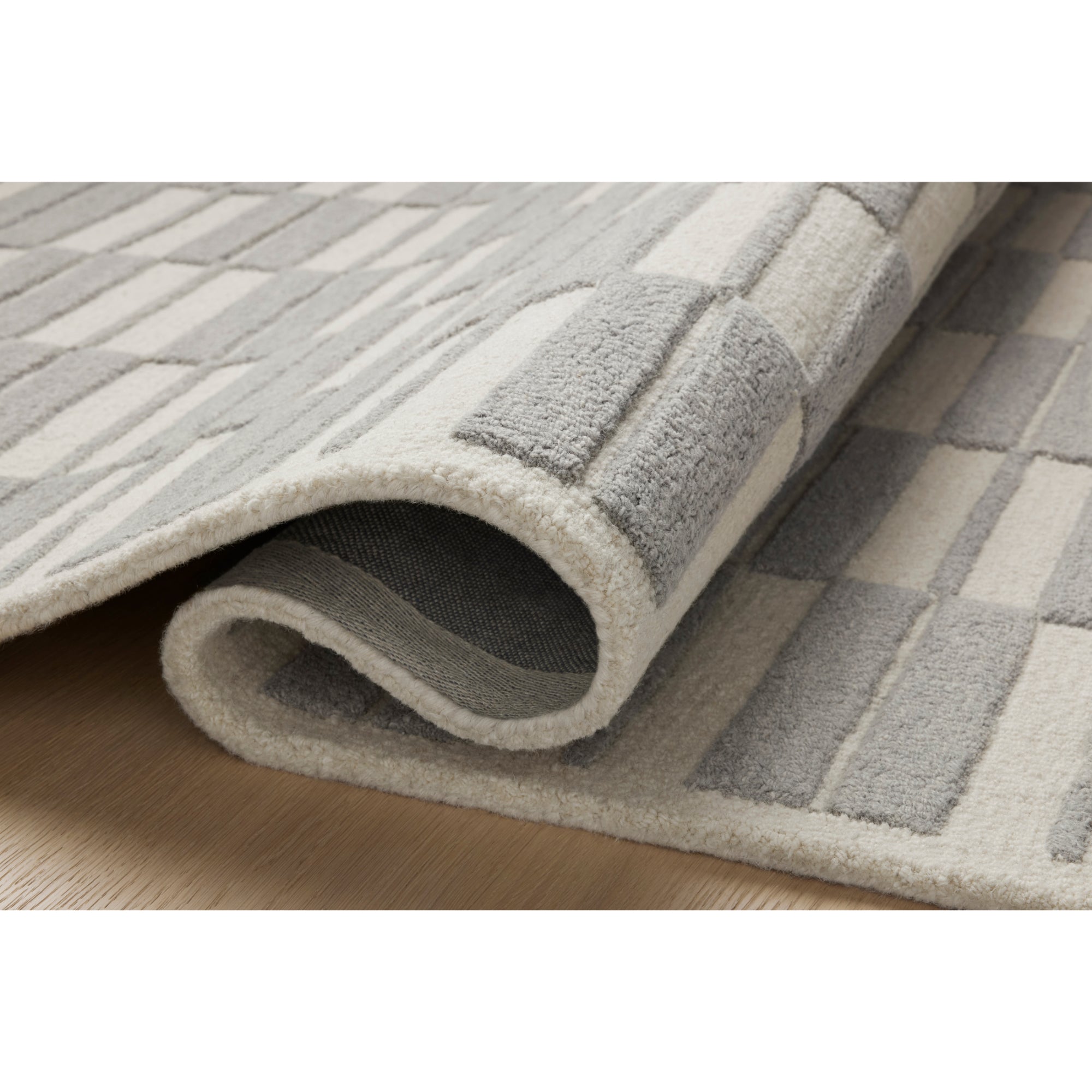 Chris Loves Julia x Loloi Bradley Ivory/Grey Rug