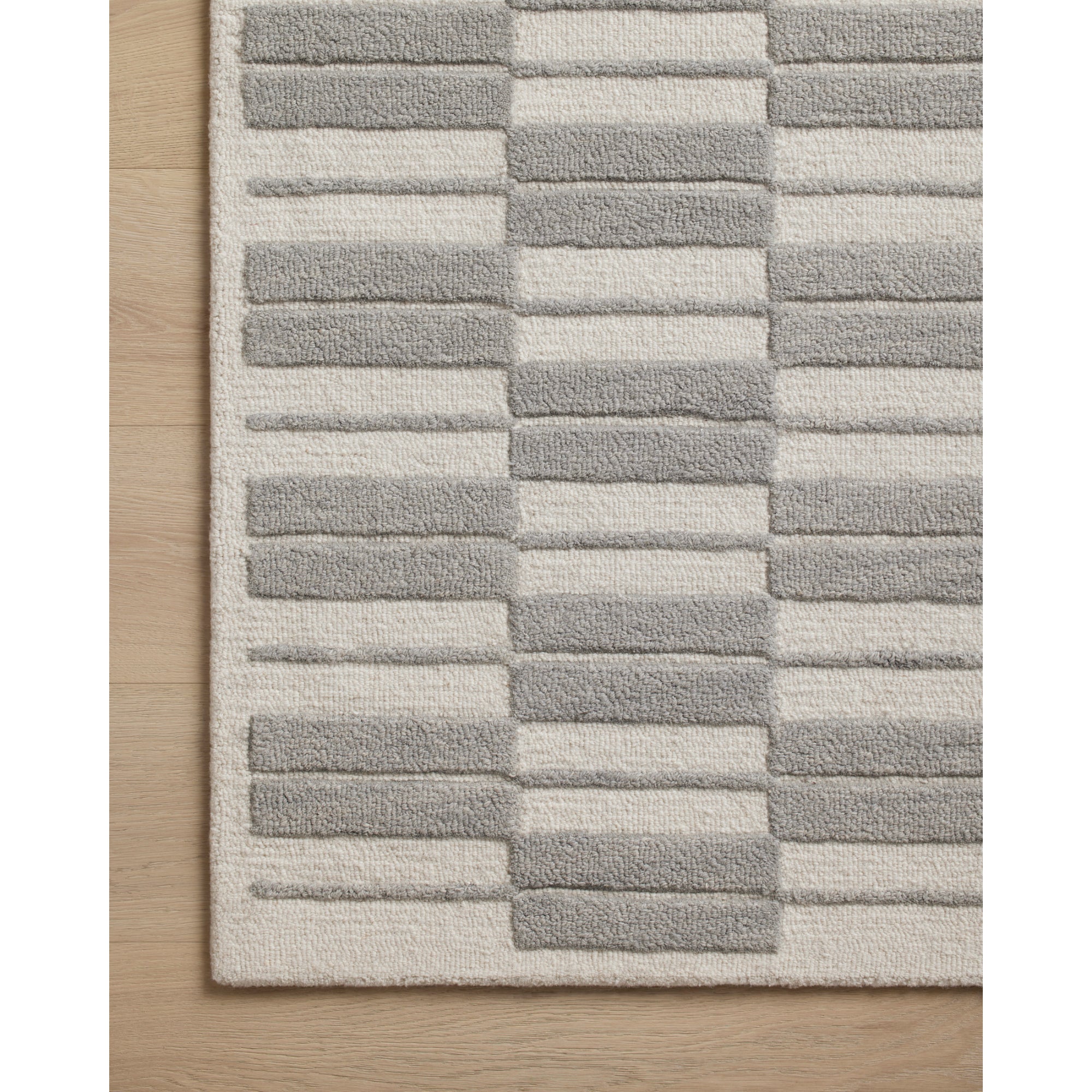 Chris Loves Julia x Loloi Bradley Ivory/Grey Rug