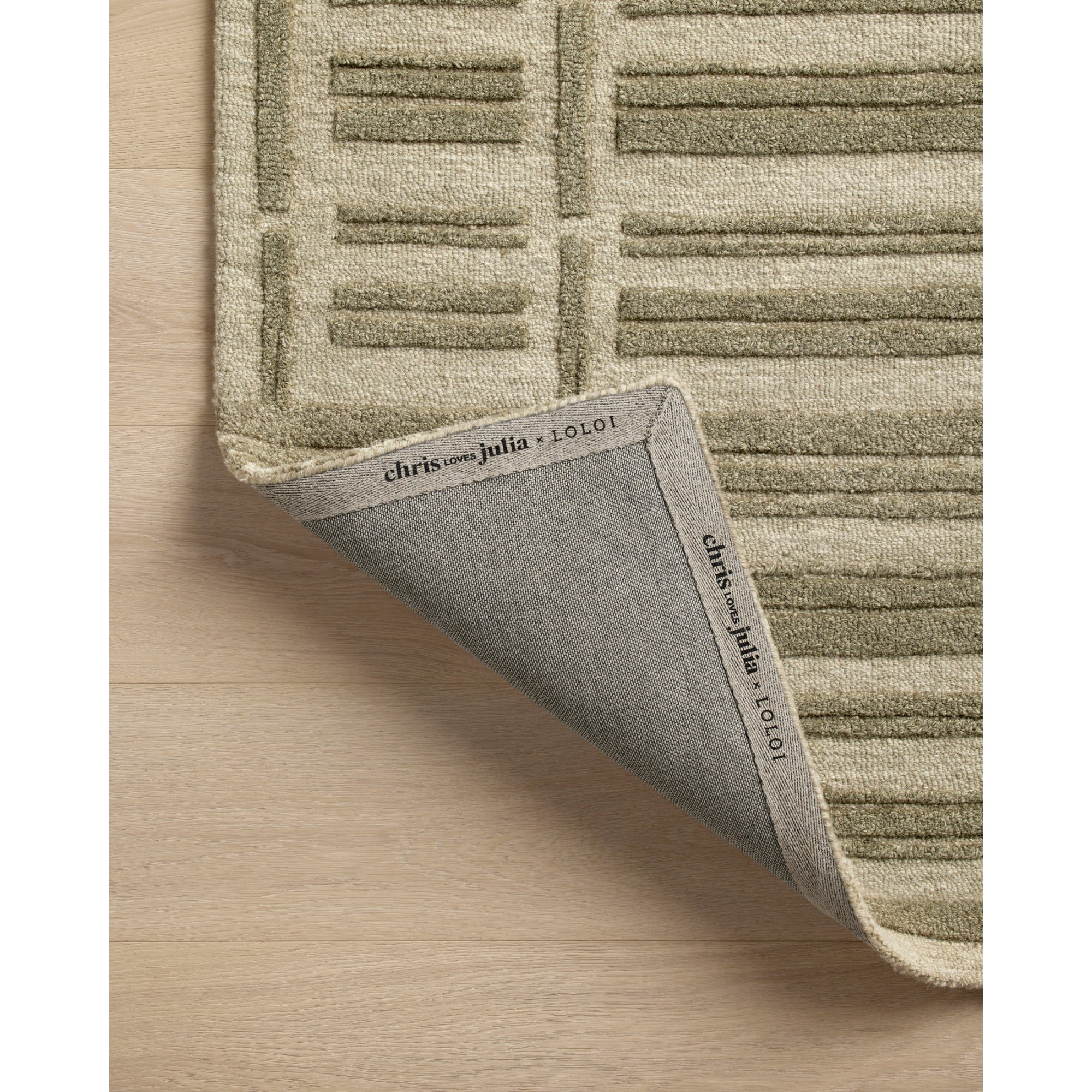 Chris Loves Julia x Loloi Bradley Sage/Olive Rug
