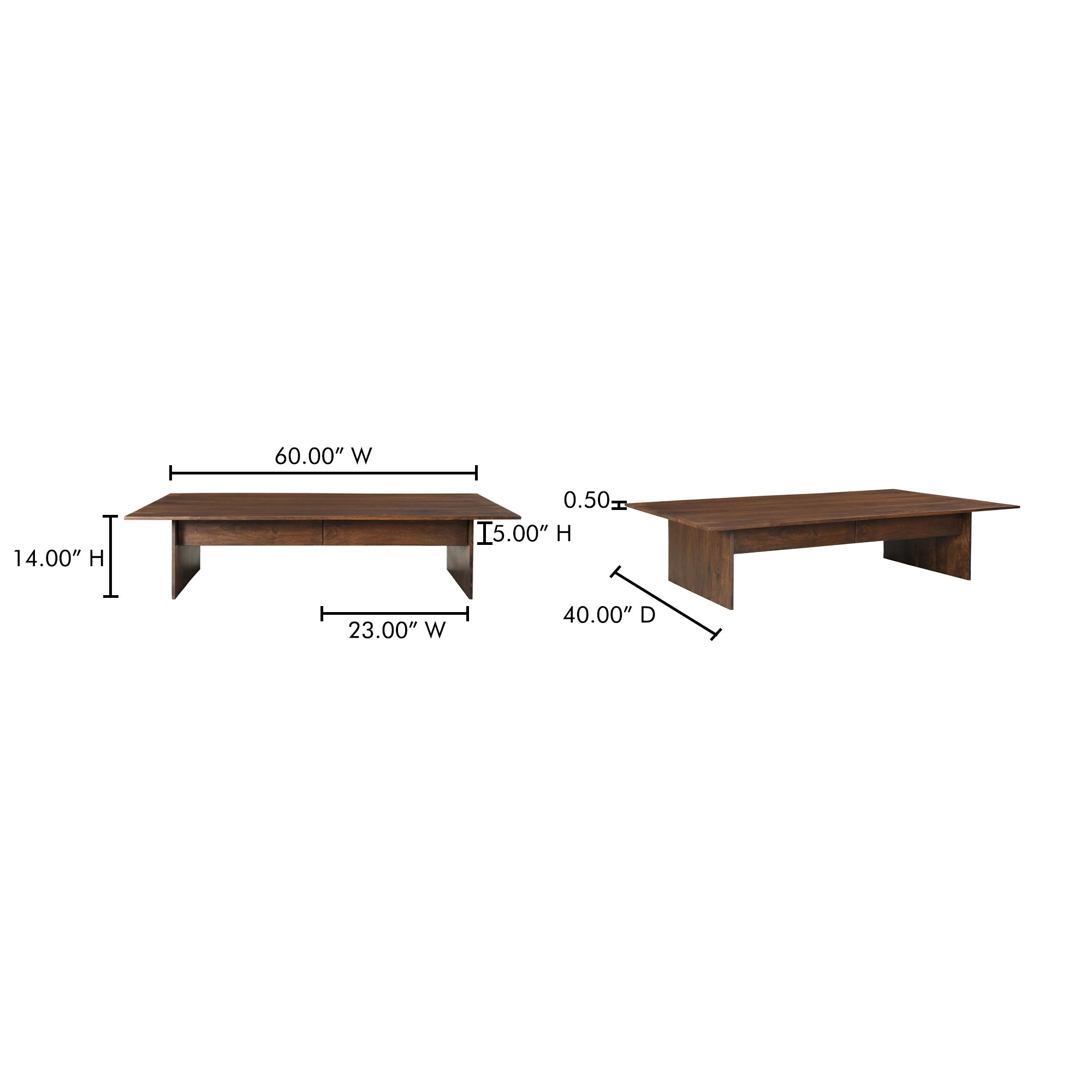 Everett Coffee Table Dark Brown Coffee Tables Moe's    Four Hands, Mid Century Modern Furniture, Old Bones Furniture Company, Old Bones Co, Modern Mid Century, Designer Furniture, Furniture Sale, Warehouse Furniture Sale, Everett Coffee Table Dark Brown Sale, https://www.oldbonesco.com/