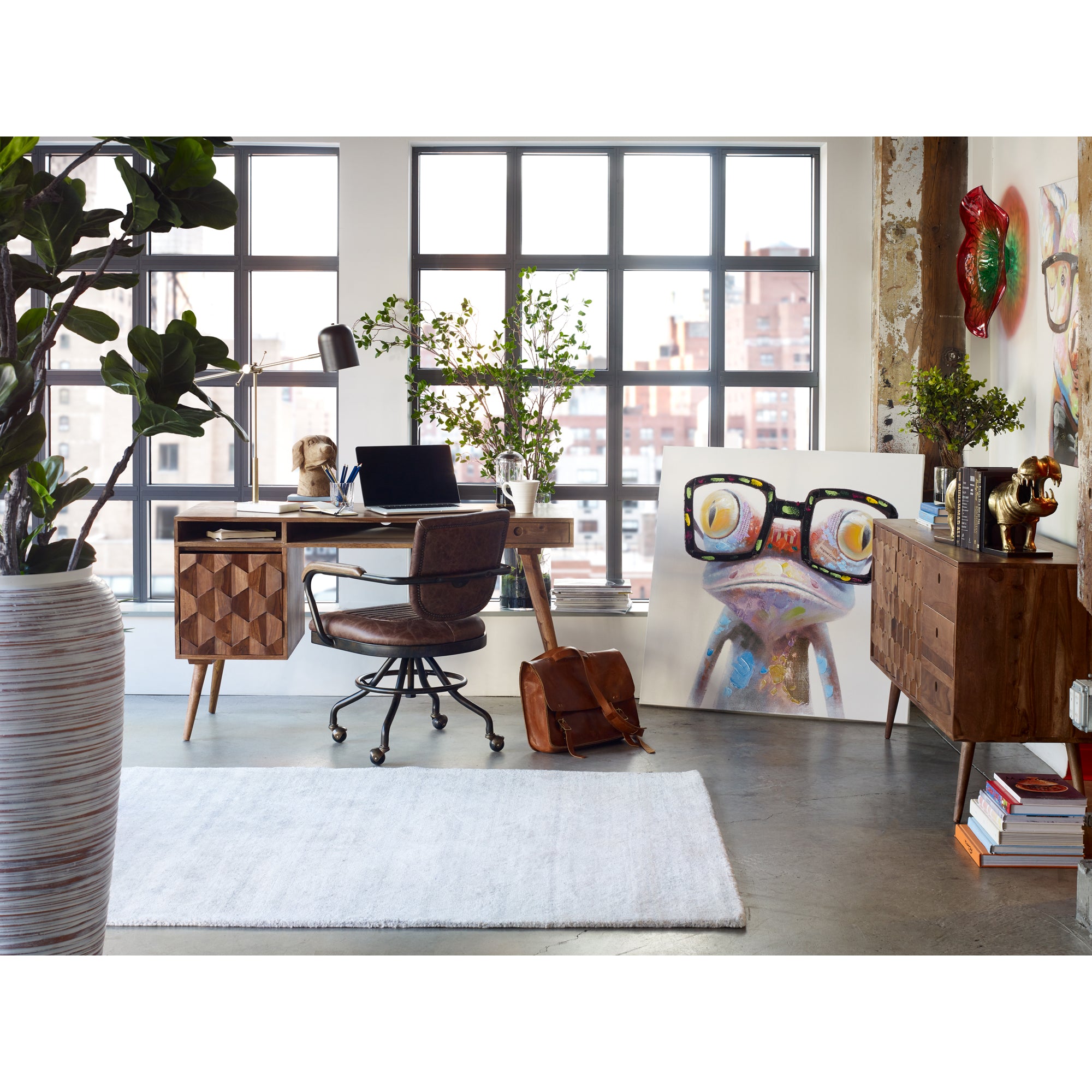 O2 Desk Brown Desk Moe's Four Hands, Mid Century Modern Furniture, Old Bones Furniture Company, Old Bones Co, Modern Mid Century, Designer Furniture, Furniture Sale, Warehouse Furniture Sale, O2 Desk Brown Sale, https://www.oldbonesco.com/