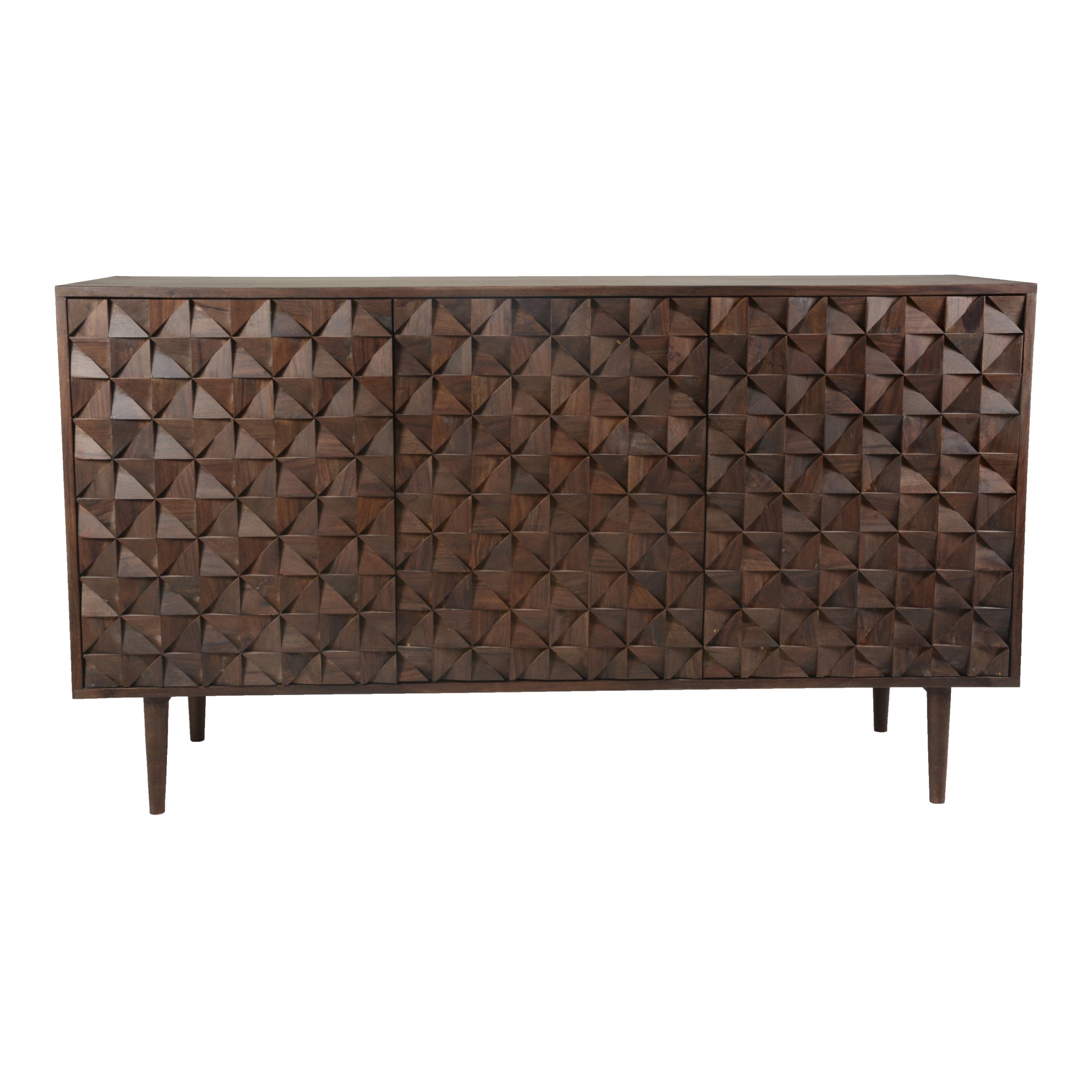 Pablo 3 Door Sideboard Dark Brown Credenza Moe's Four Hands, Mid Century Modern Furniture, Old Bones Furniture Company, Old Bones Co, Modern Mid Century, Designer Furniture, Furniture Sale, Warehouse Furniture Sale, Pablo 3 Door Sideboard Dark Brown Sale, https://www.oldbonesco.com/
