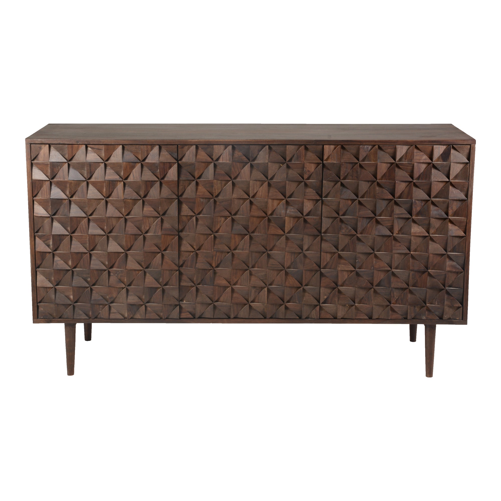 Pablo 3 Door Sideboard Dark Brown Credenza Moe's Four Hands, Mid Century Modern Furniture, Old Bones Furniture Company, Old Bones Co, Modern Mid Century, Designer Furniture, Furniture Sale, Warehouse Furniture Sale, Pablo 3 Door Sideboard Dark Brown Sale, https://www.oldbonesco.com/
