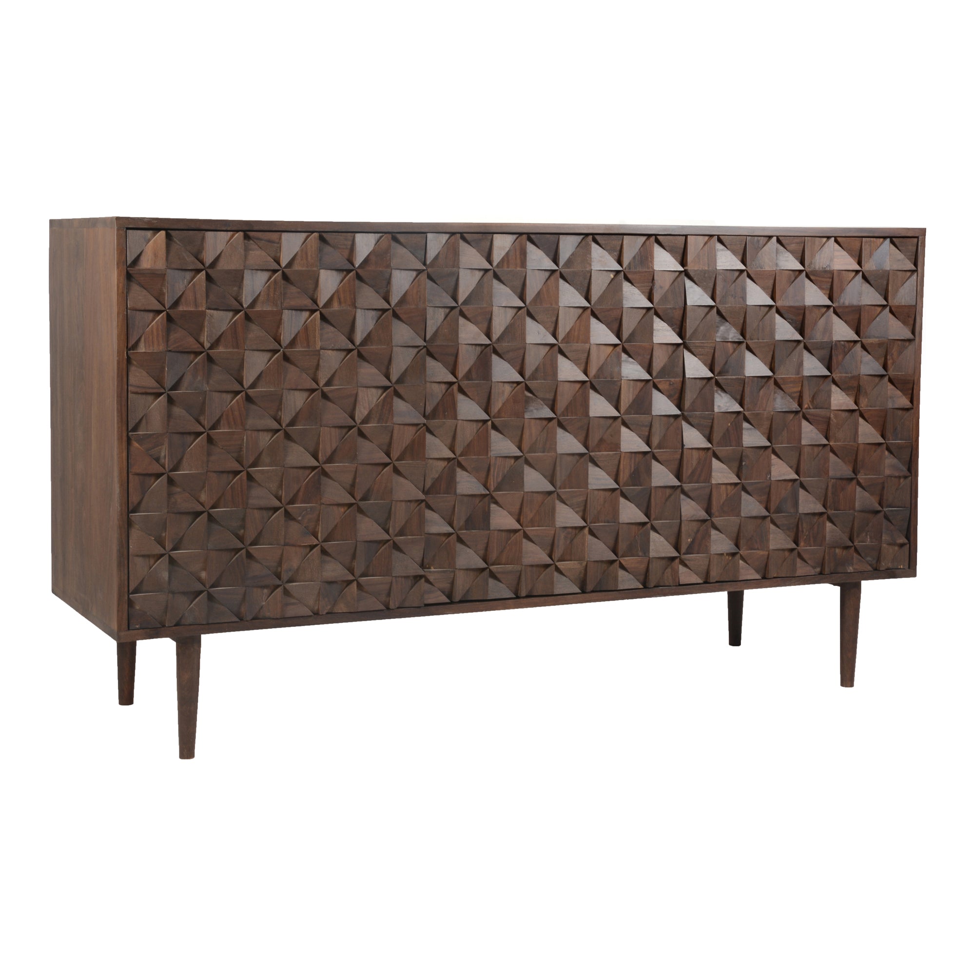 Pablo 3 Door Sideboard Dark Brown Credenza Moe's Four Hands, Mid Century Modern Furniture, Old Bones Furniture Company, Old Bones Co, Modern Mid Century, Designer Furniture, Furniture Sale, Warehouse Furniture Sale, Pablo 3 Door Sideboard Dark Brown Sale, https://www.oldbonesco.com/