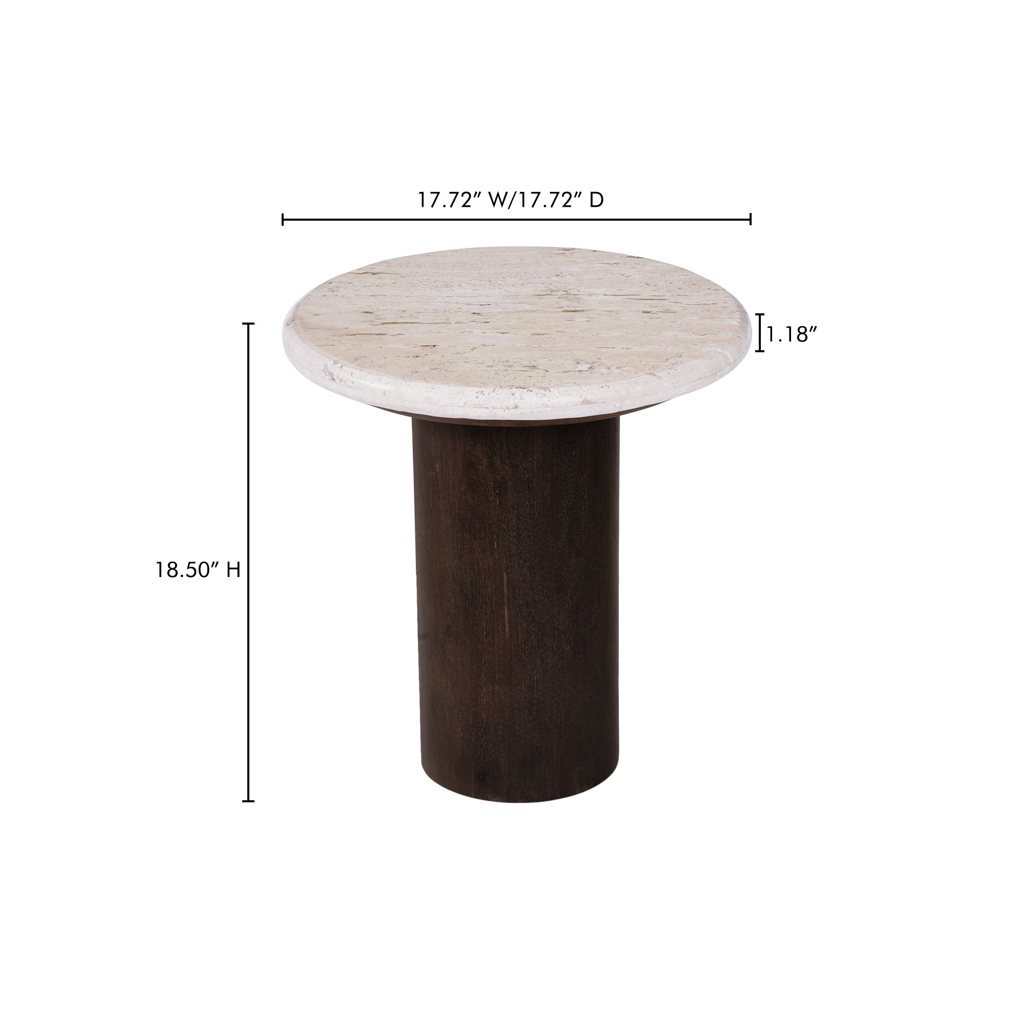 Landon Accent Table Beige Travertine Accent Table Moe's    Four Hands, Mid Century Modern Furniture, Old Bones Furniture Company, Old Bones Co, Modern Mid Century, Designer Furniture, Furniture Sale, Warehouse Furniture Sale, Landon Accent Table Beige Travertine Sale, https://www.oldbonesco.com/