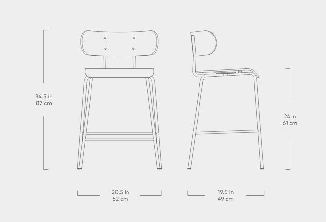 Bantam Counter Stool Counter Stool Gus* Four Hands, Mid Century Modern Furniture, Old Bones Furniture Company, Old Bones Co, Modern Mid Century, Designer Furniture, https://www.oldbonesco.com/