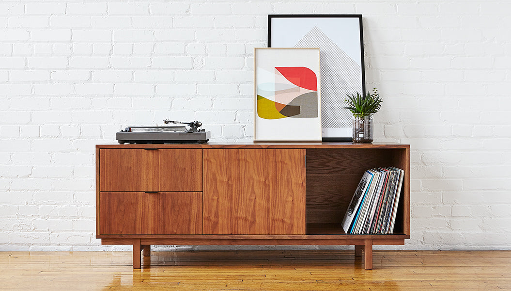 Belmont Media Stand Media Unit Gus* Four Hands, Mid Century Modern Furniture, Old Bones Furniture Company, Old Bones Co, Modern Mid Century, Designer Furniture, https://www.oldbonesco.com/