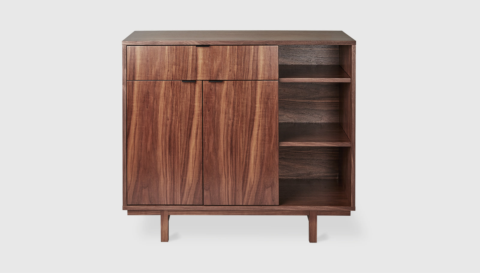 Belmont Cabinet Natural WalnutCabinet Gus* Natural Walnut Four Hands, Mid Century Modern Furniture, Old Bones Furniture Company, Old Bones Co, Modern Mid Century, Designer Furniture, https://www.oldbonesco.com/
