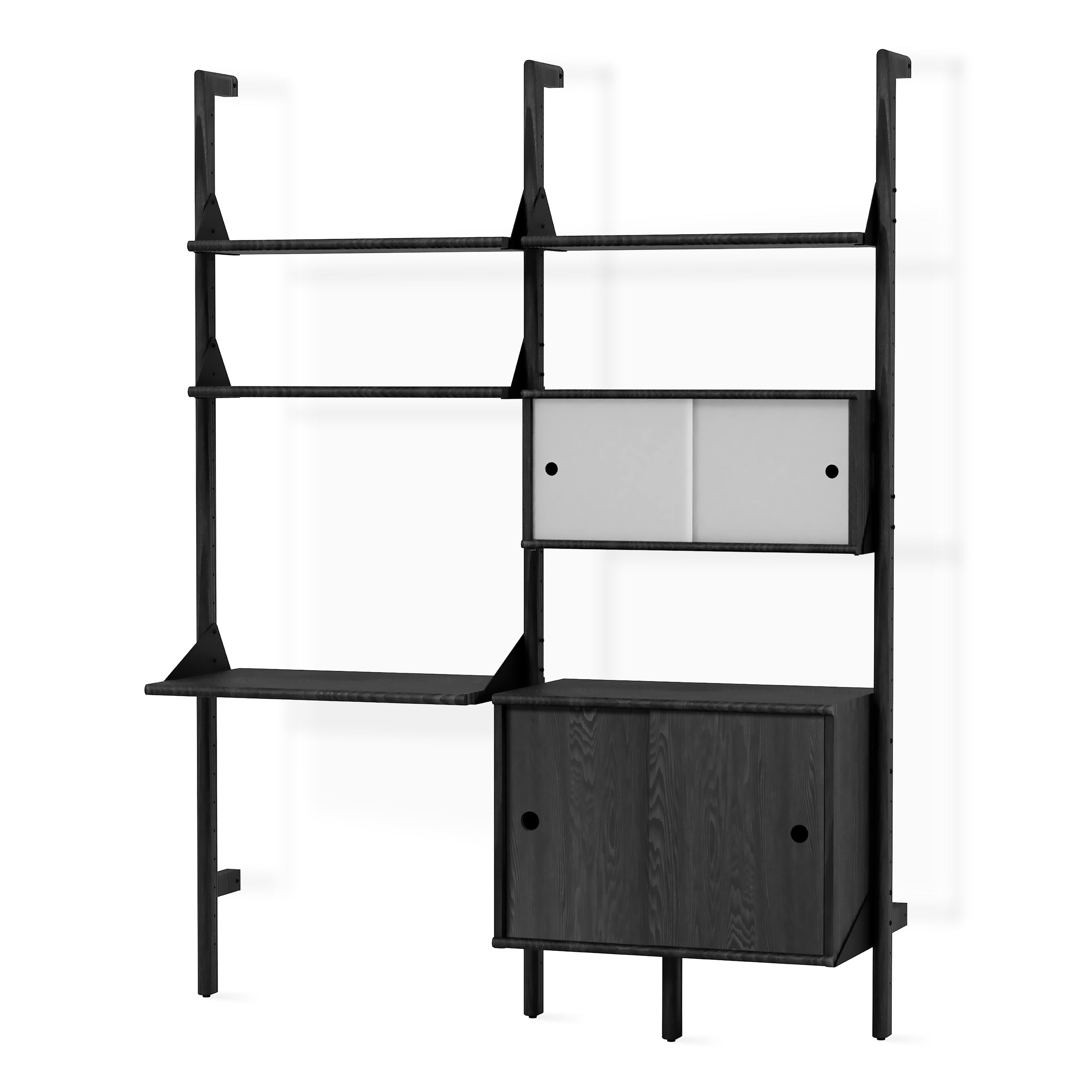 Branch-2 Multi Storage Unit with Desk Bookcases & Shelves Gus* Black Uprights with Black Shelves , Black Friday Sale Gus* Furniture Sale, Old Bones Co, Mid Century Furniture Sale, Four Hands Furniture, Black Friday Sale Branch-2 Multi Storage Unit with Desk,Gus Sale, Perigold Branch-2 Multi Storage Unit with Desk Bookcases & Shelves Black Friday Sale , Perigold Sale Branch-2 Multi Storage Unit with Desk,Branch-2 Multi Storage Unit with Desk Lulu and Georgia, Burke Decor Sale Branch-2 Multi Storage Unit with