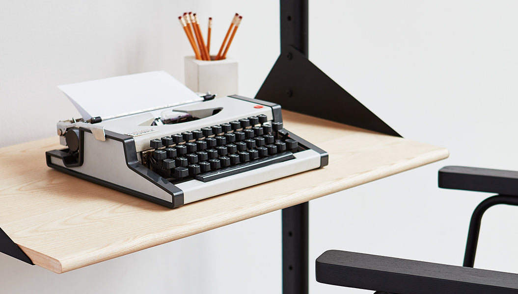 Branch Desk/Shelves Pack (2 Shelves 1 Desk) Storage Gus* Four Hands, Mid Century Modern Furniture, Old Bones Furniture Company, Old Bones Co, Modern Mid Century, Designer Furniture, https://www.oldbonesco.com/