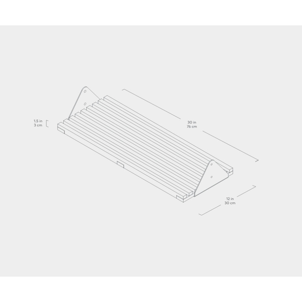 Branch Slatted Shelf