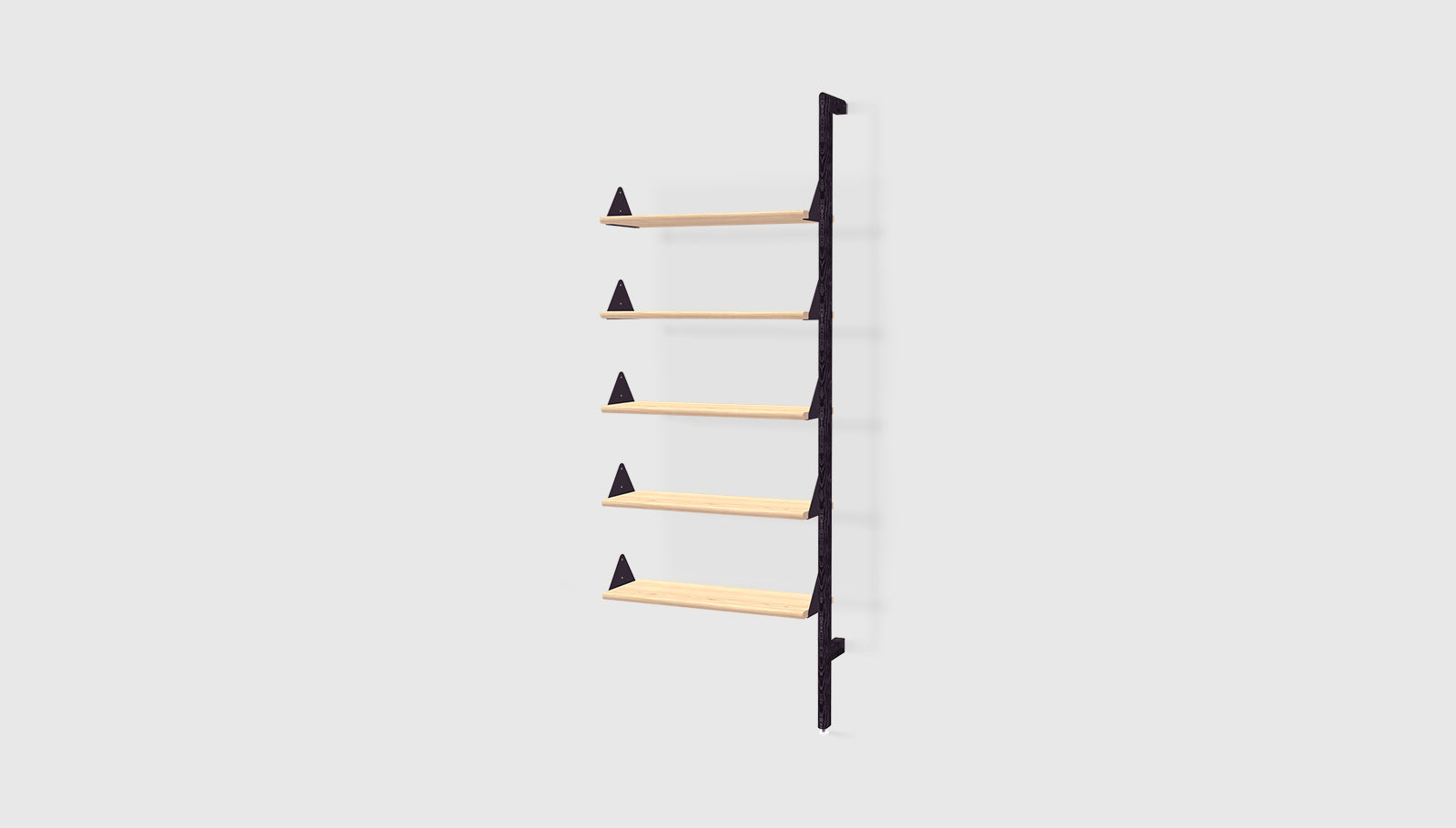 Branch Shelving Unit Add-On Black Uprights Black Brackets Blonde ShelvesSHELVING Gus* Black Uprights Black Brackets Blonde Shelves Four Hands, Mid Century Modern Furniture, Old Bones Furniture Company, Old Bones Co, Modern Mid Century, Designer Furniture, https://www.oldbonesco.com/