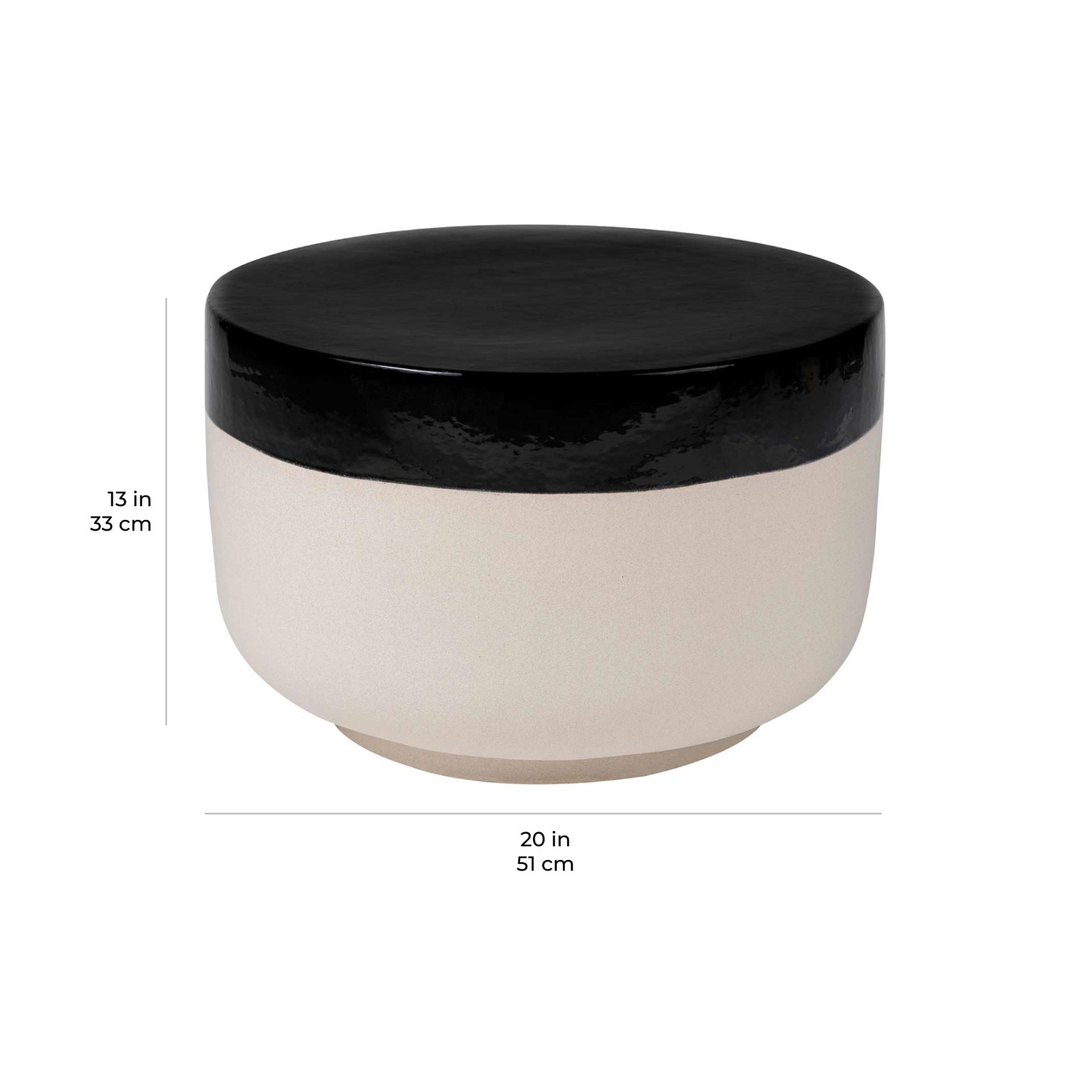 Serenity 20" Grazed Side Table