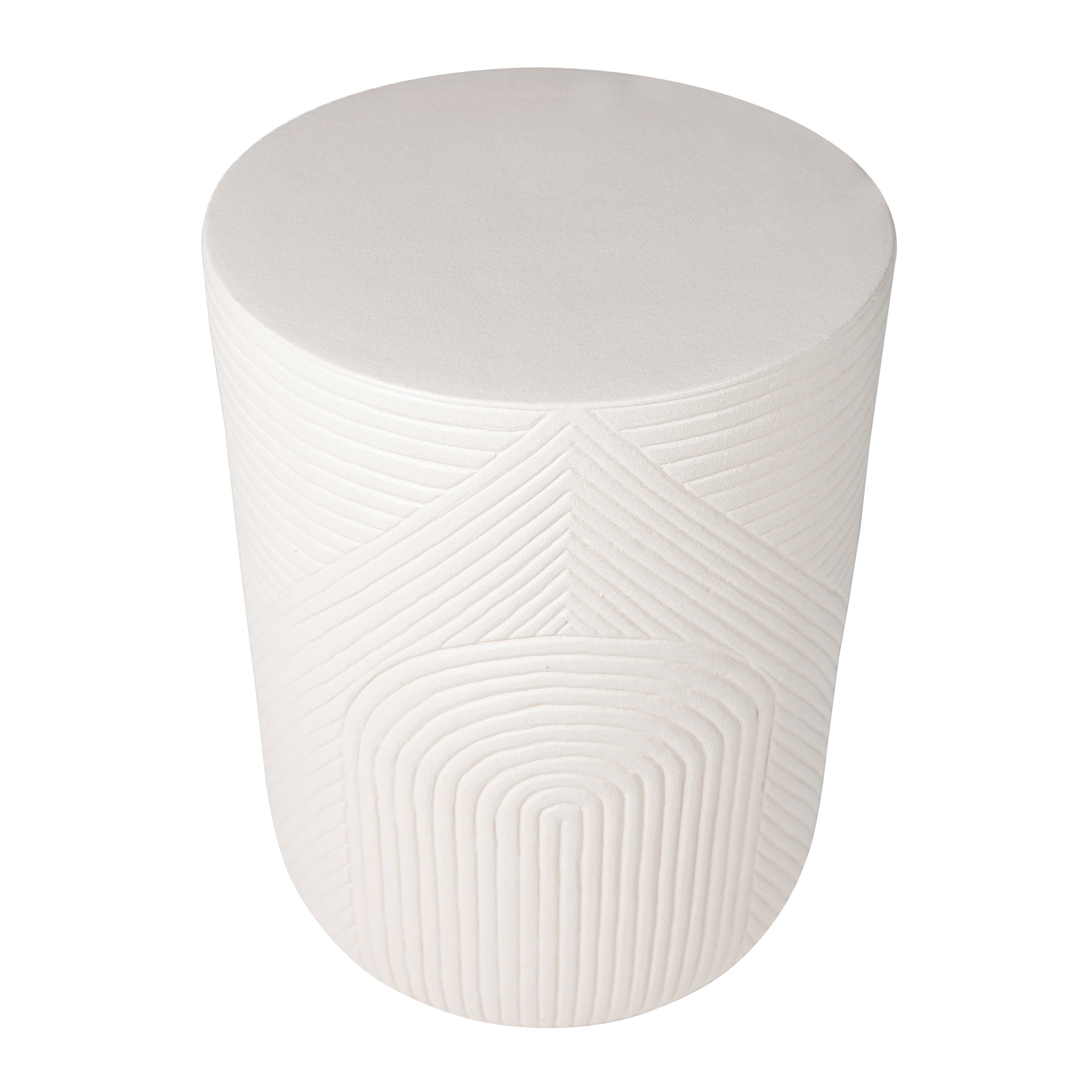Serenity 16" Textured Side Table