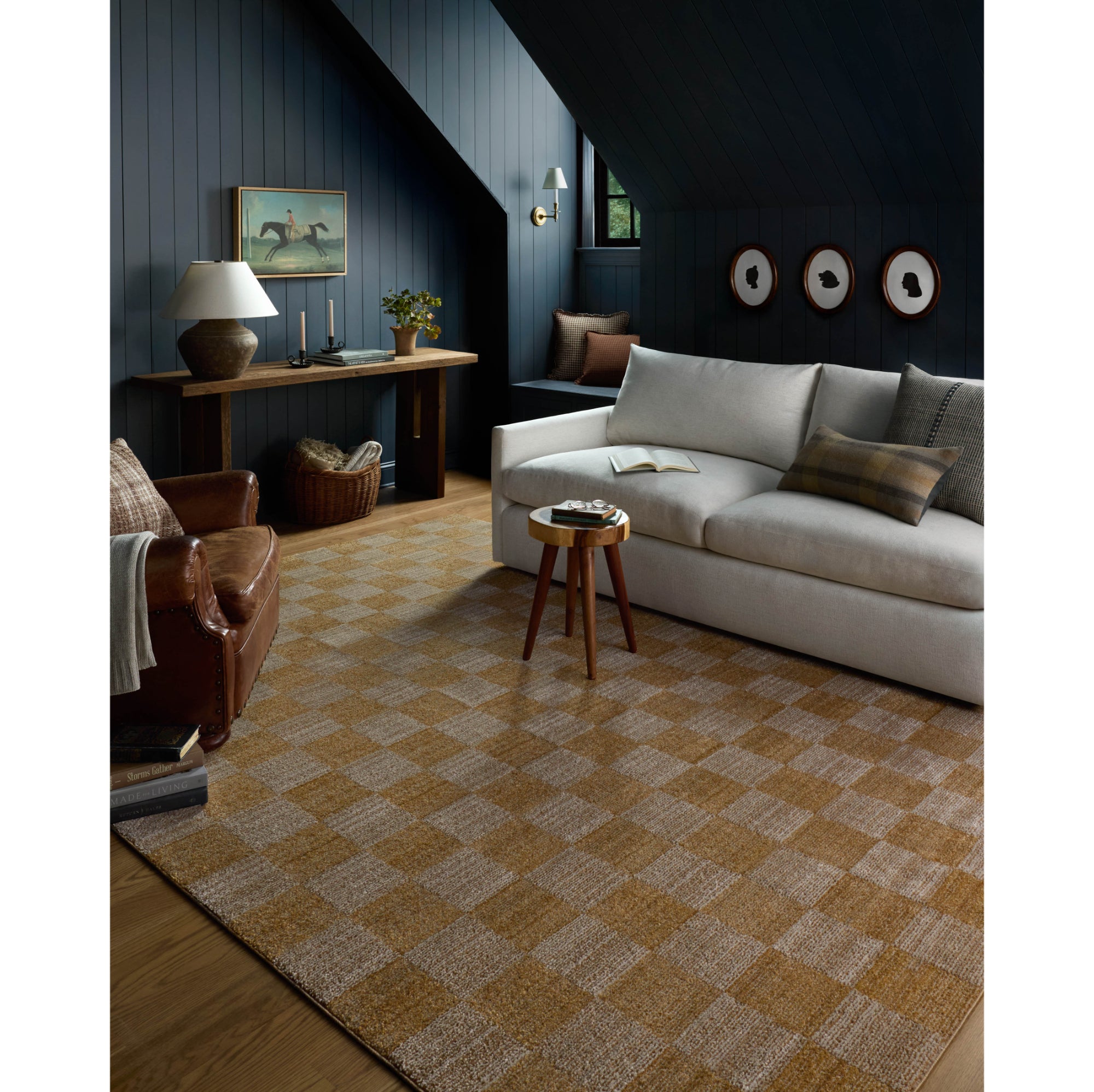 Chris Loves Julia x Loloi Calvin Apricot/Ivory Rug