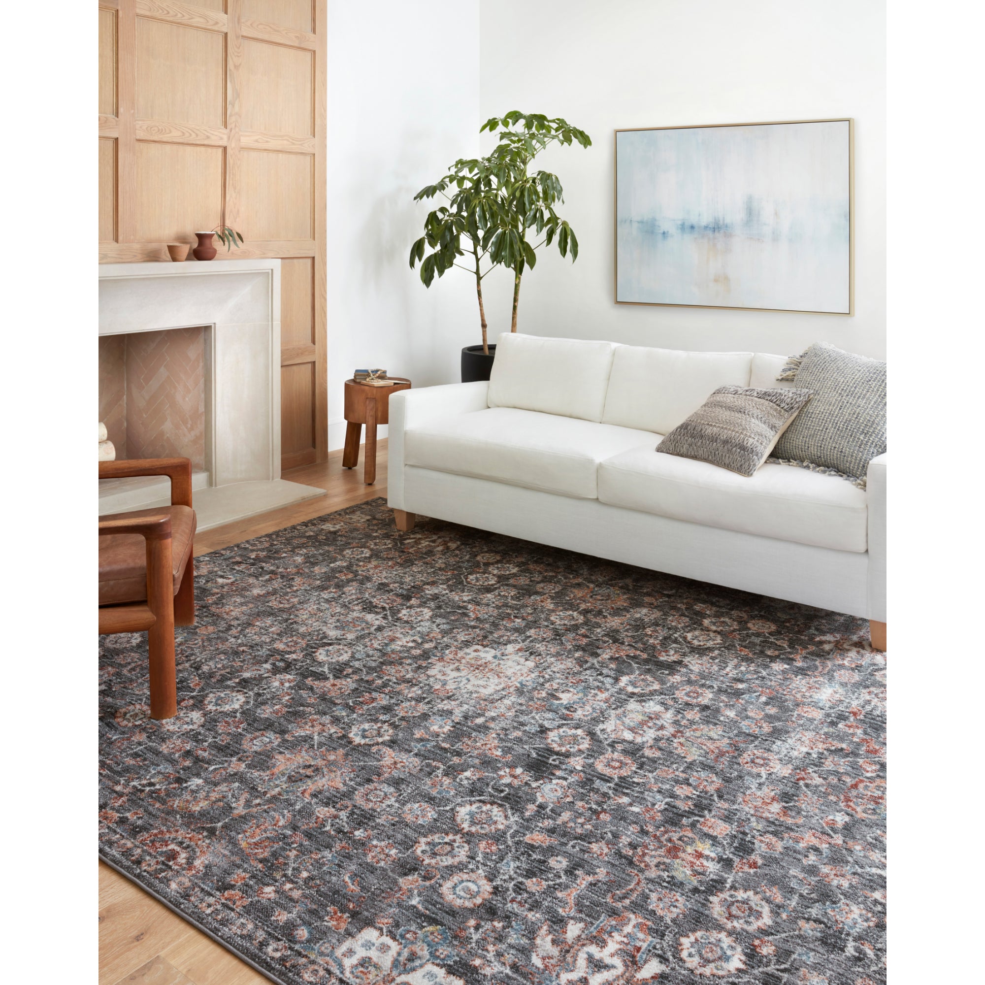 Loloi Cassandra Charcoal/Rust Rug