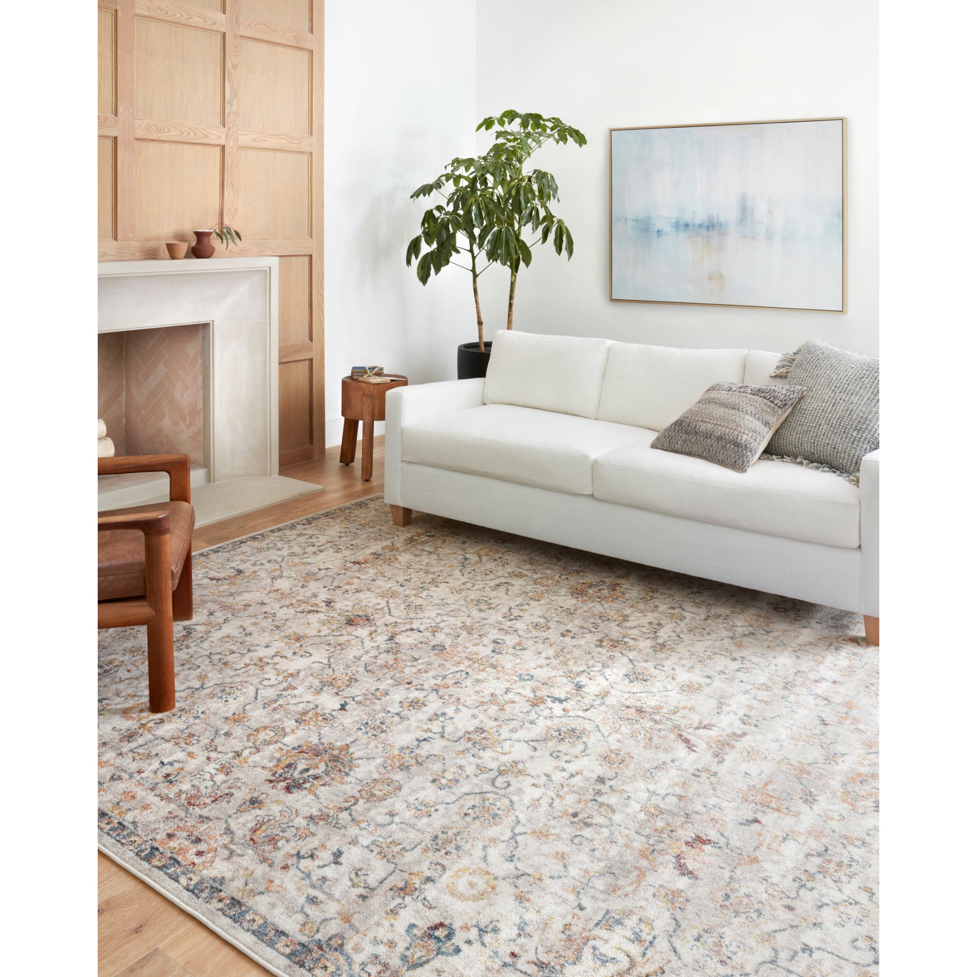 Loloi Cassandra Dove/Navy Rug