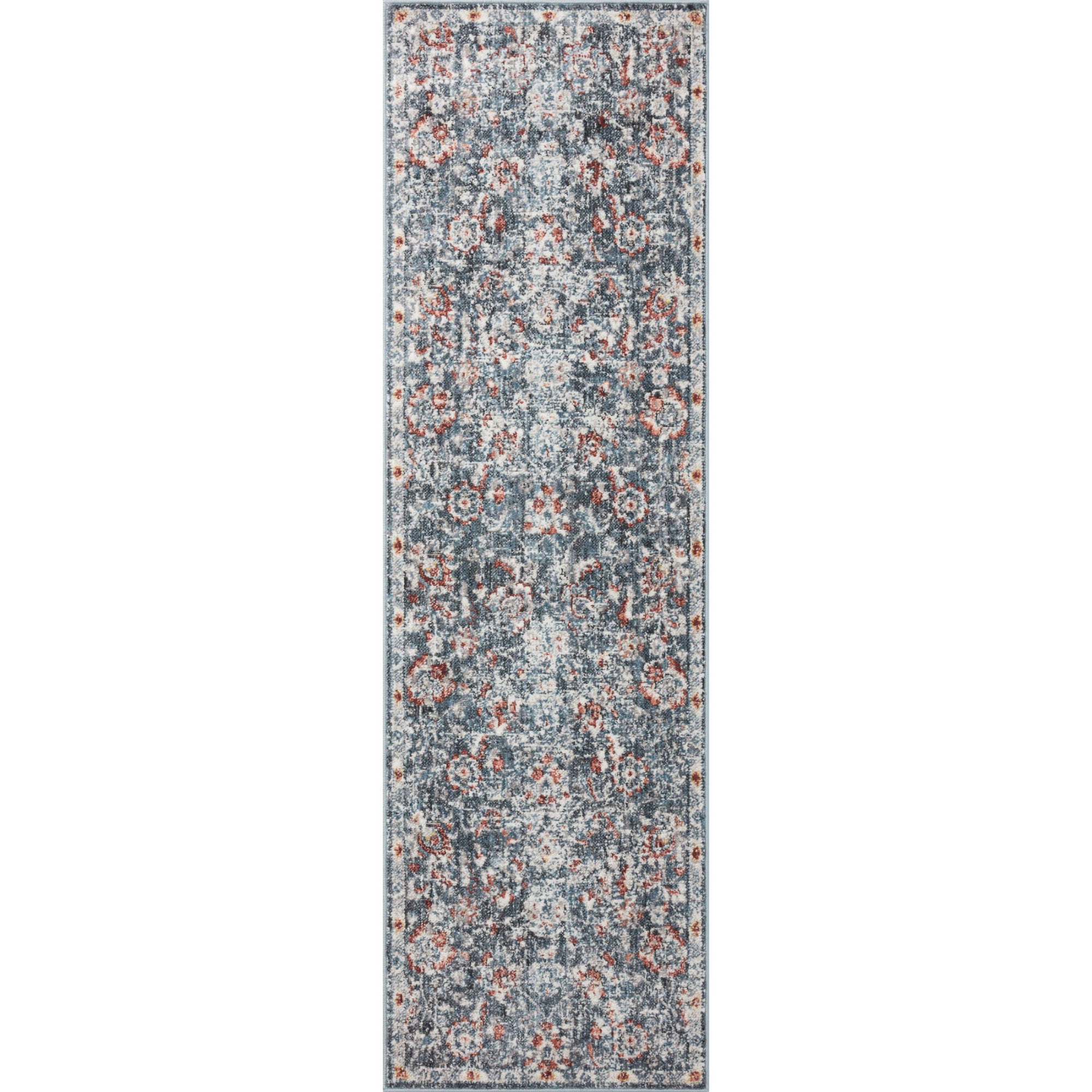 Loloi Cassandra Blue/Rust Rug