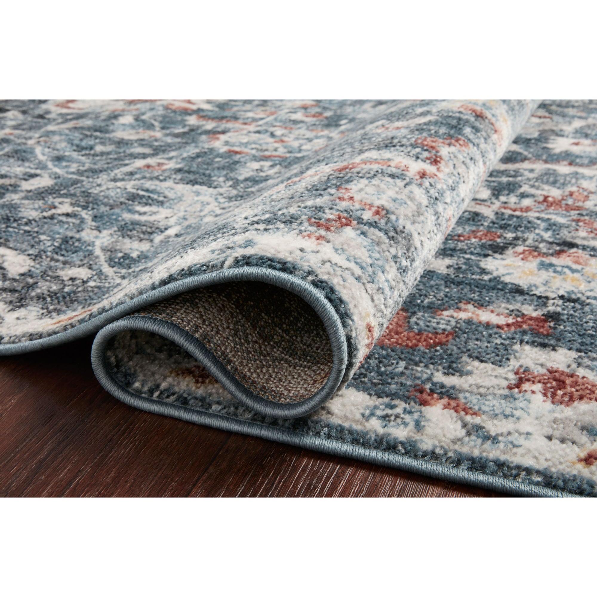 Loloi Cassandra Blue/Rust Rug