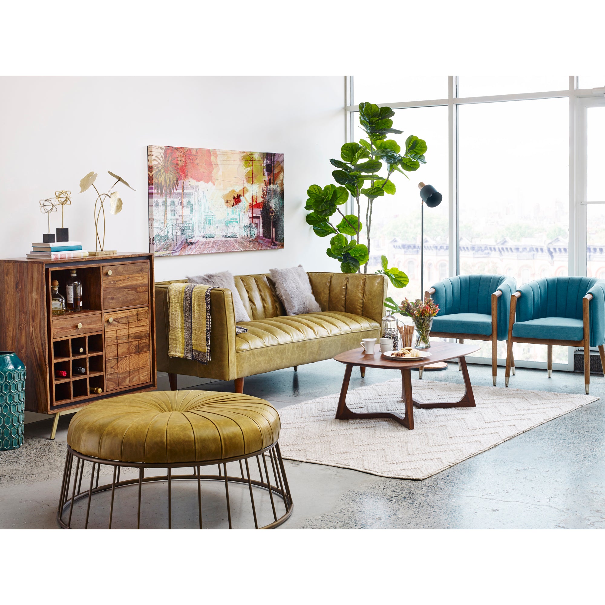 Godenza Small Coffee Table Coffee Tables Moe's Four Hands, Mid Century Modern Furniture, Old Bones Furniture Company, Old Bones Co, Modern Mid Century, Designer Furniture, Furniture Sale, Warehouse Furniture Sale, Godenza Small Coffee Table Sale, https://www.oldbonesco.com/