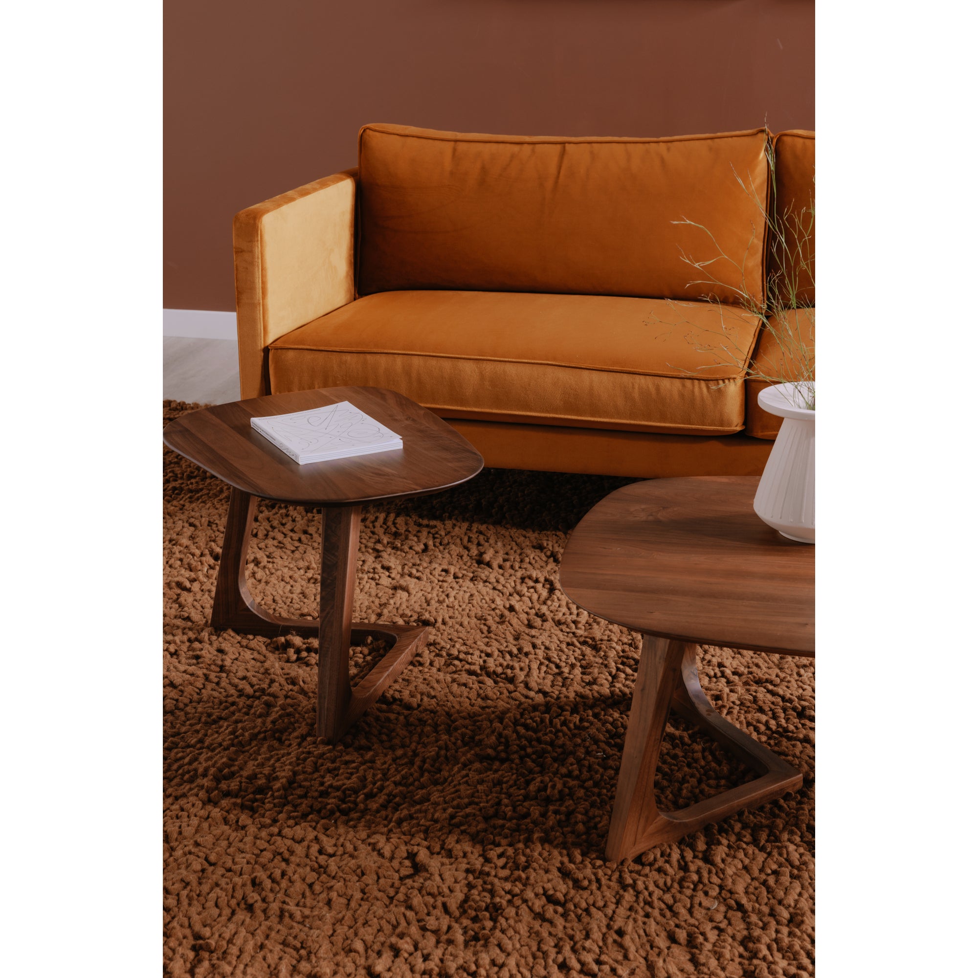 Godenza End Table Brown Side Table Moe's Four Hands, Mid Century Modern Furniture, Old Bones Furniture Company, Old Bones Co, Modern Mid Century, Designer Furniture, Furniture Sale, Warehouse Furniture Sale, Godenza End Table Brown Sale, https://www.oldbonesco.com/